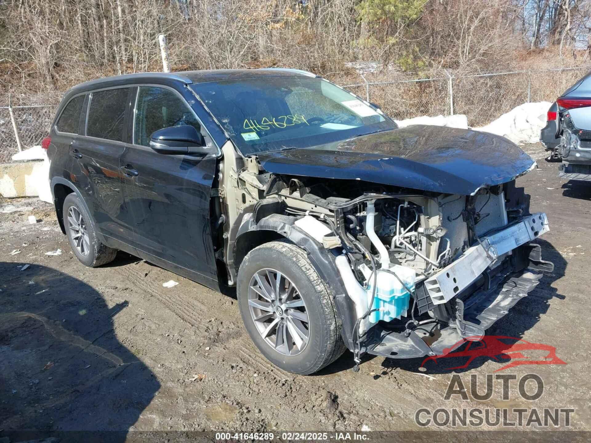 TOYOTA HIGHLANDER 2018 - 5TDJZRFH7JS866949