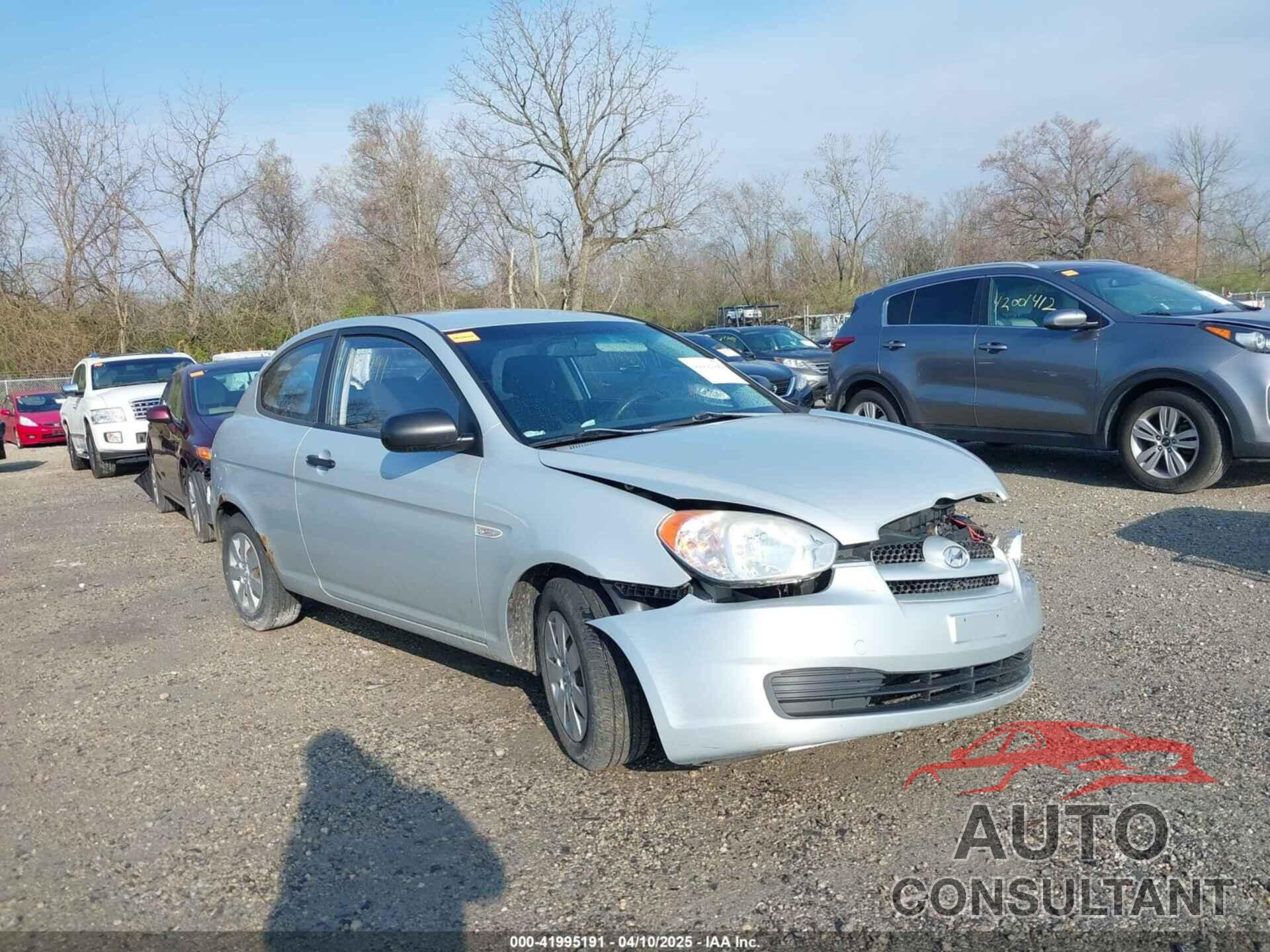 HYUNDAI ACCENT 2010 - KMHCM3AC2AU164786