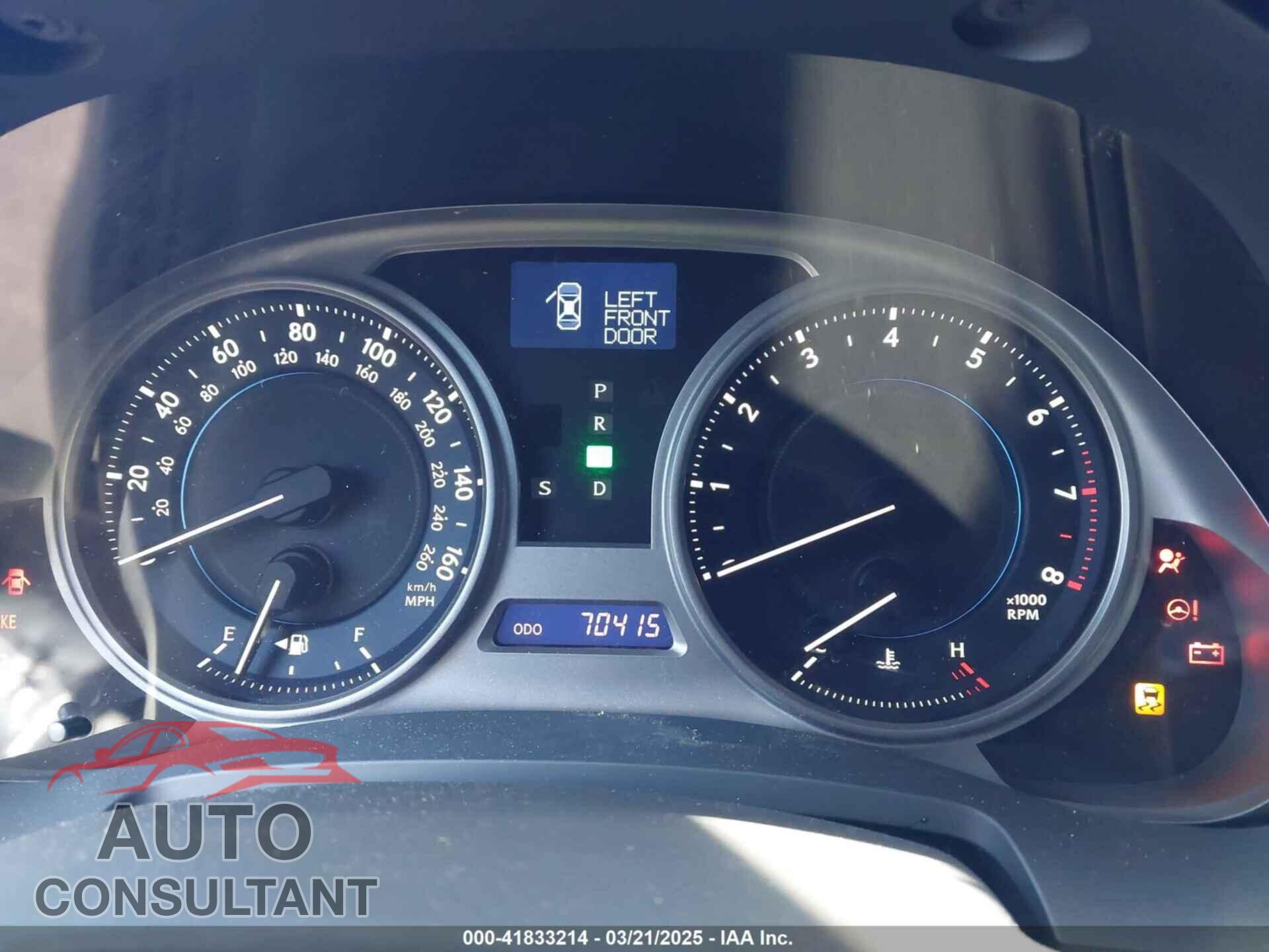 LEXUS IS 250 2010 - JTHCF5C28A5039993