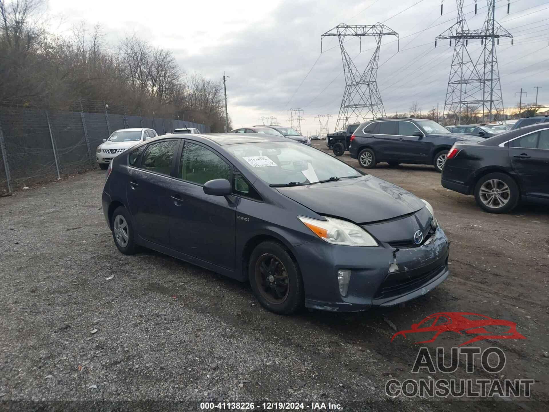 TOYOTA PRIUS 2012 - JTDKN3DU8C1550683