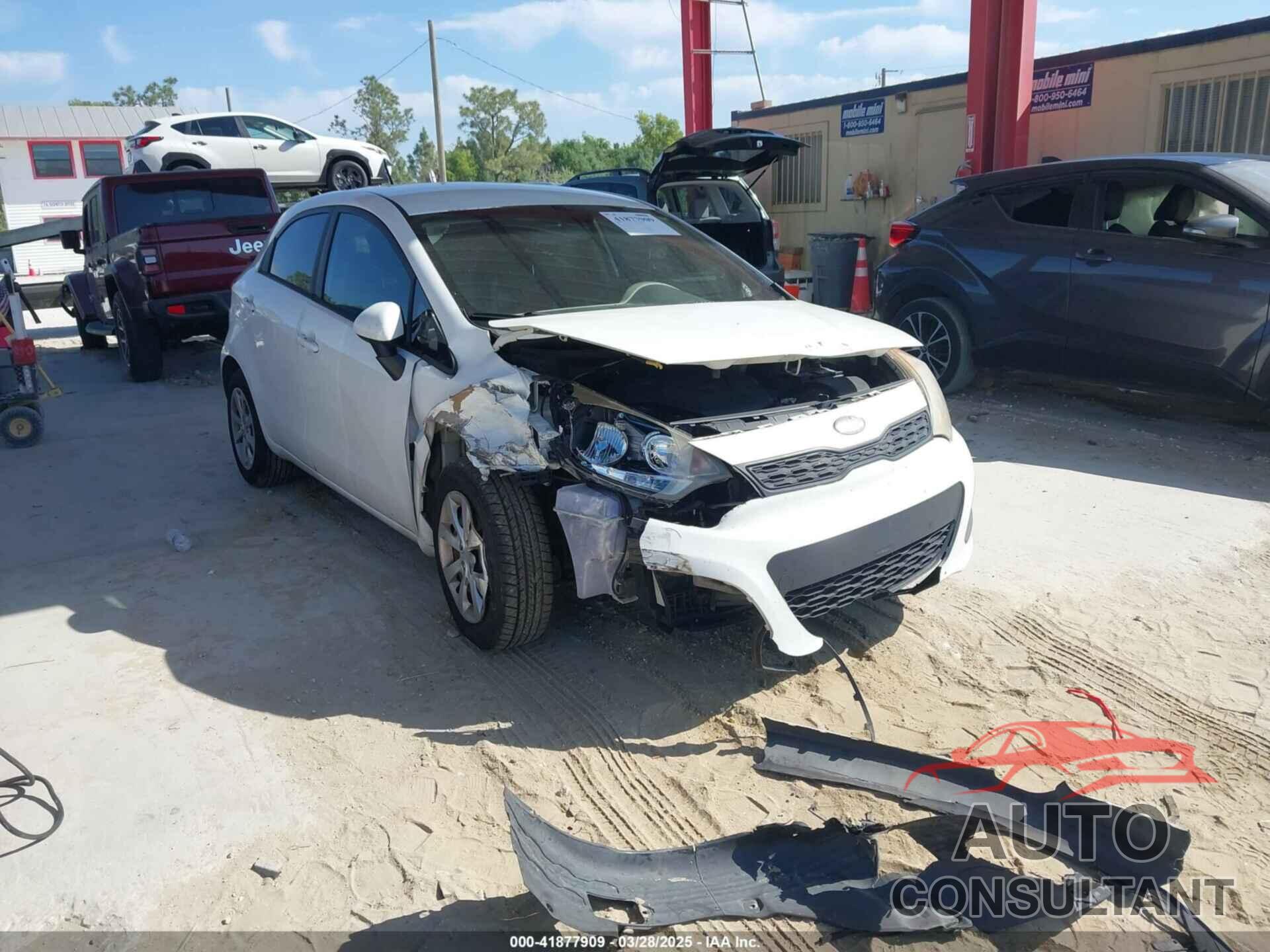 KIA RIO 2013 - KNADM5A30D6226728