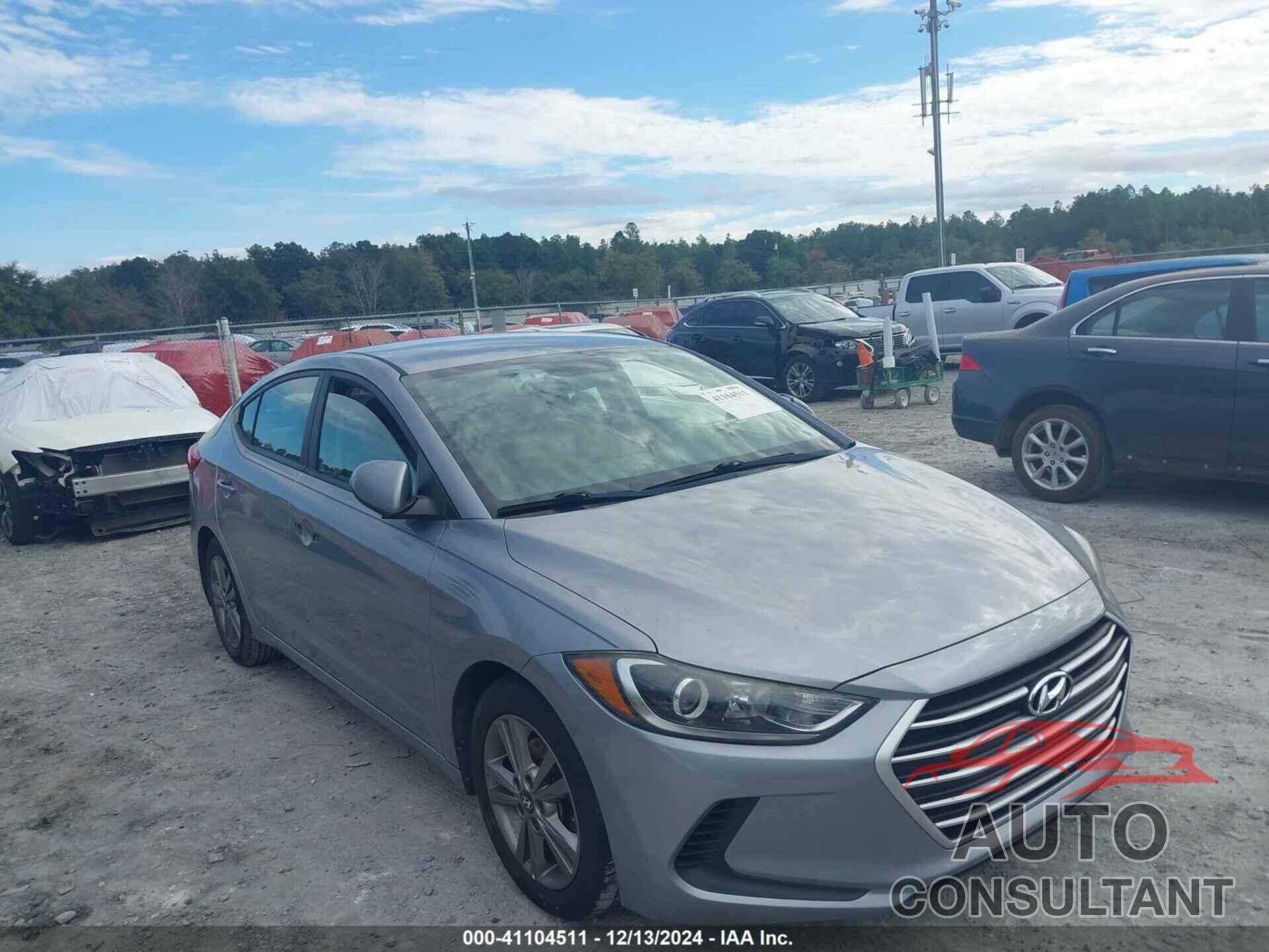 HYUNDAI ELANTRA 2017 - 5NPD84LF0HH168687