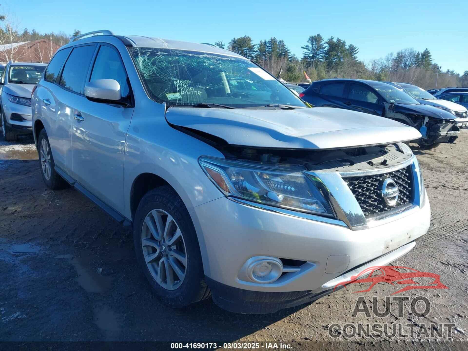 NISSAN PATHFINDER 2014 - 5N1AR2MM6EC733349