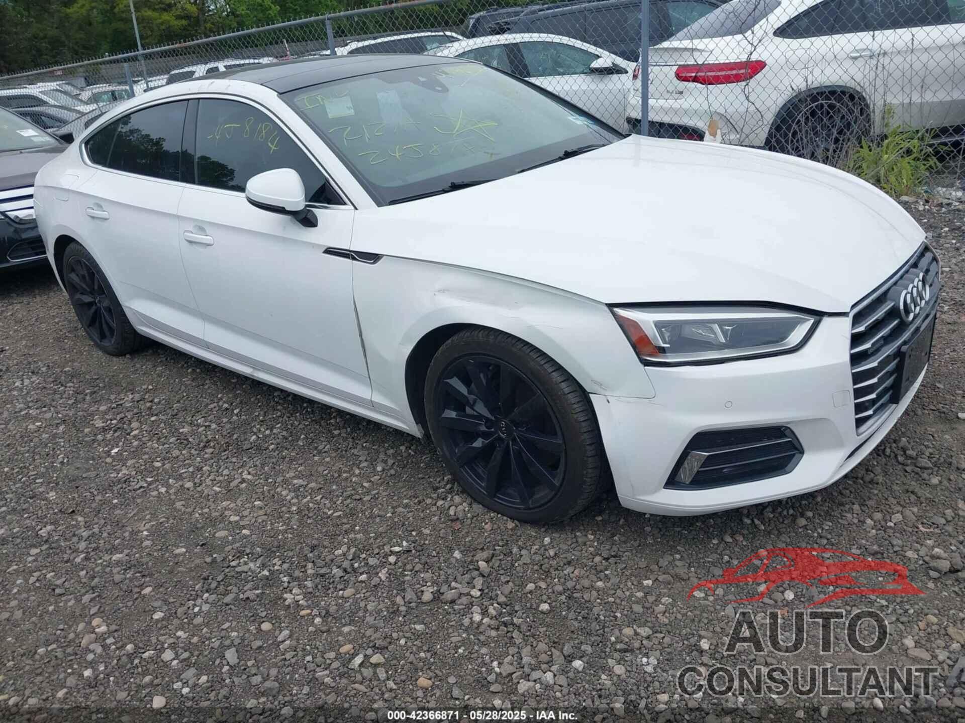 AUDI A5 2018 - WAUBNCF51JA056746