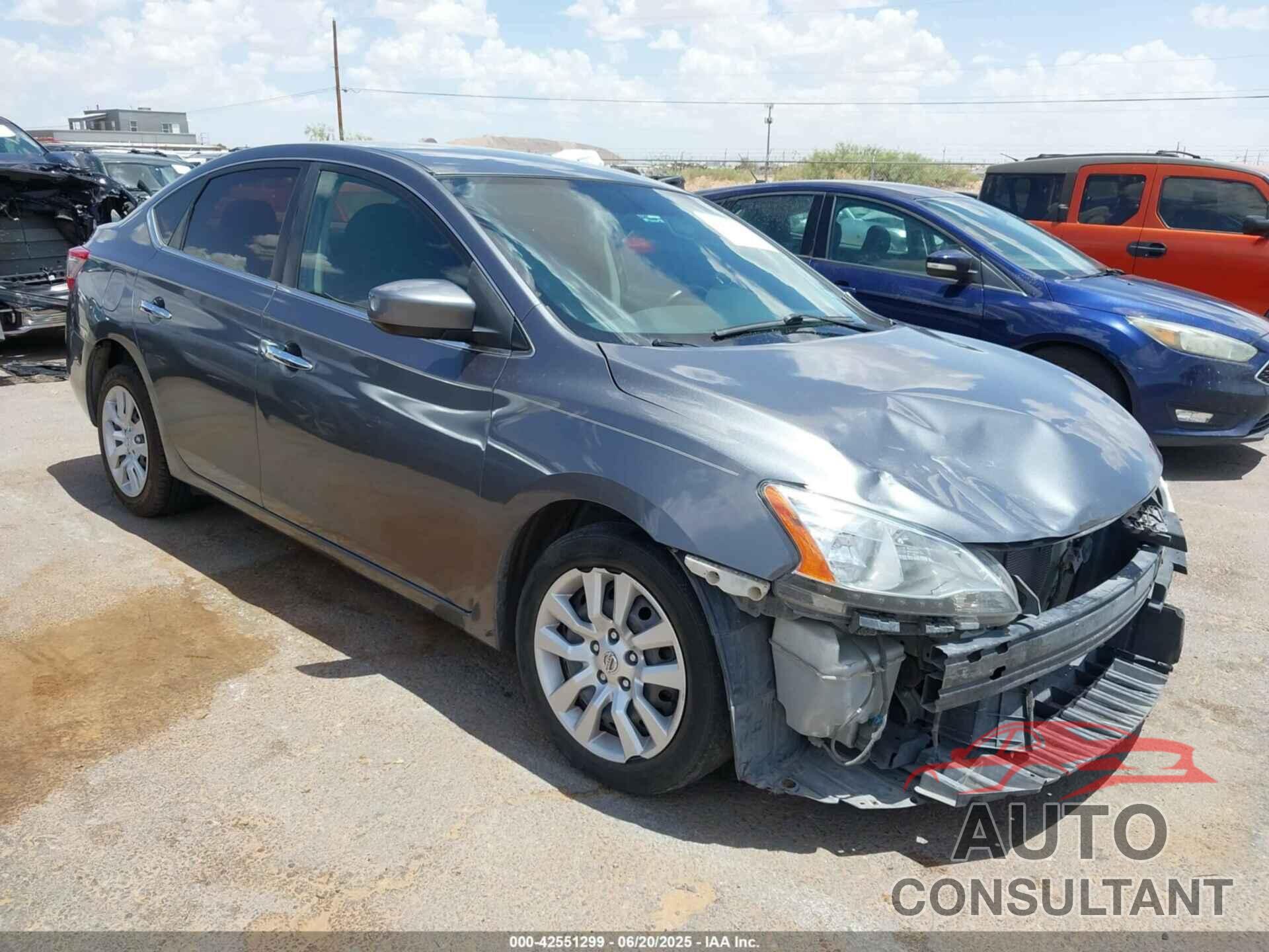 NISSAN SENTRA 2015 - 3N1AB7AP1FL659609