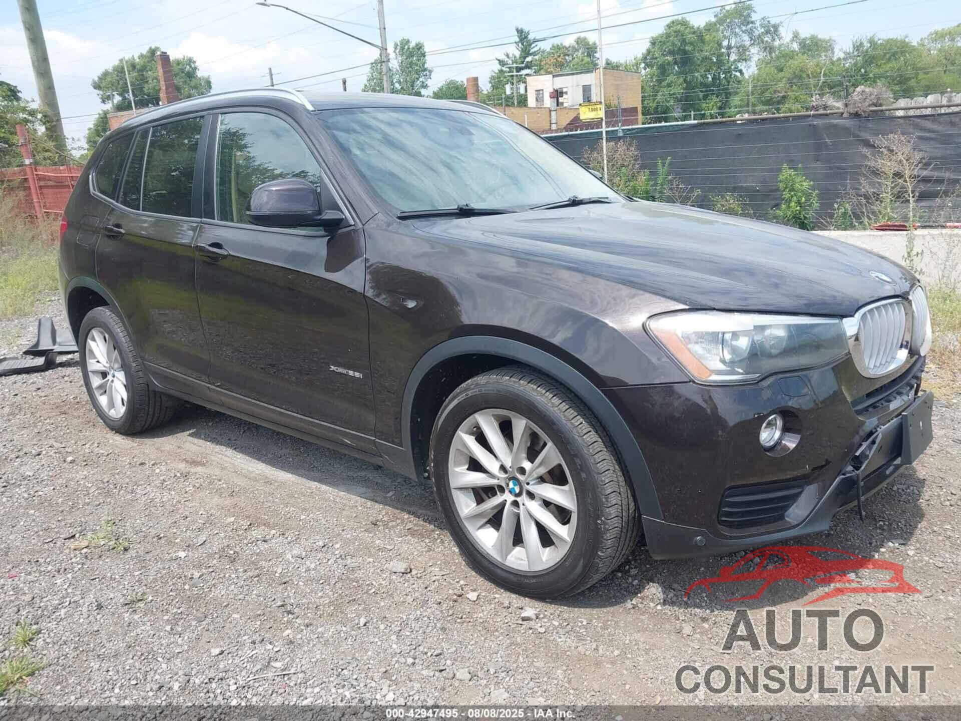 BMW X3 2015 - 5UXWX9C54F0D45933