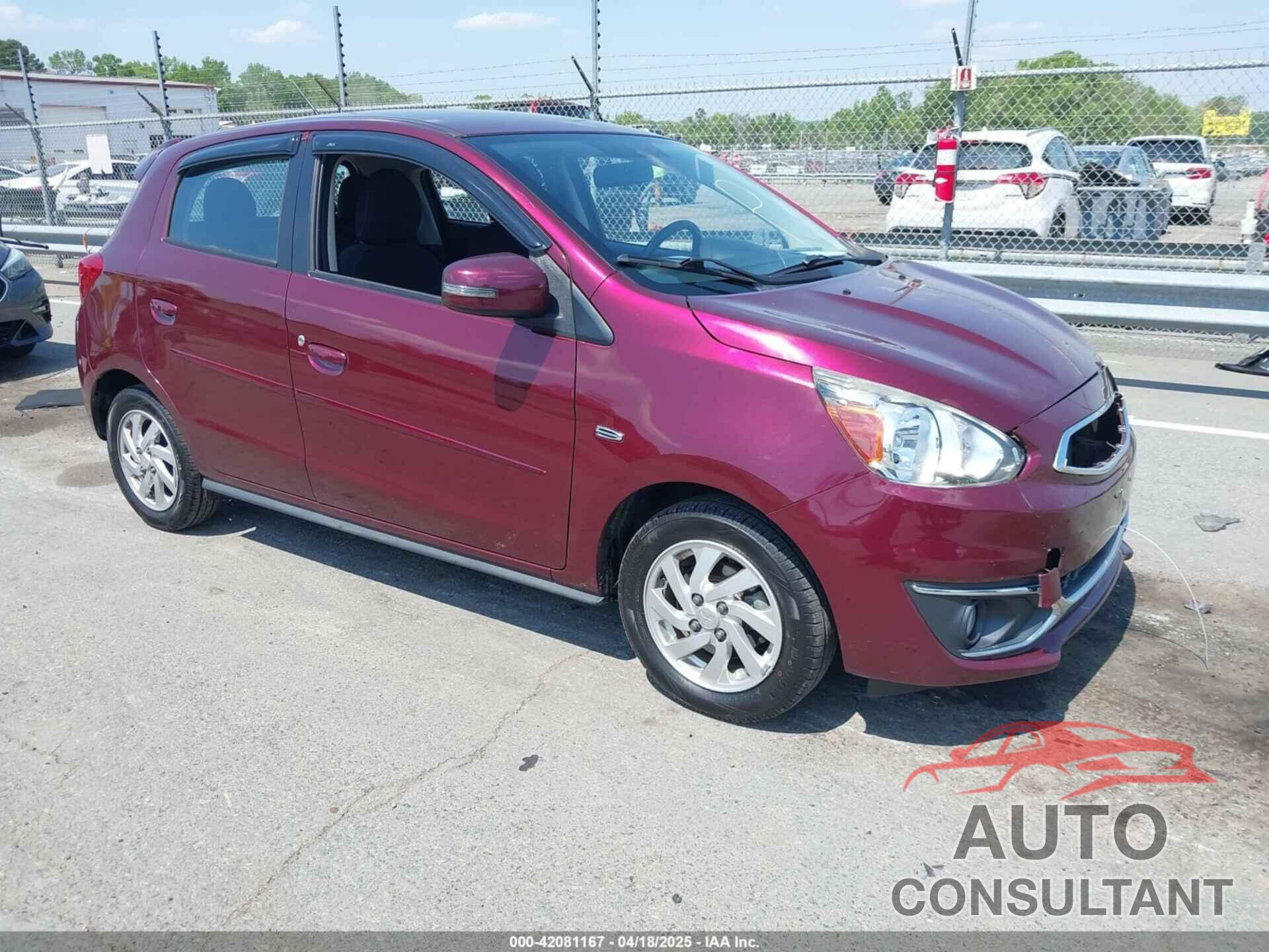 MITSUBISHI MIRAGE 2018 - ML32A4HJXJH013855