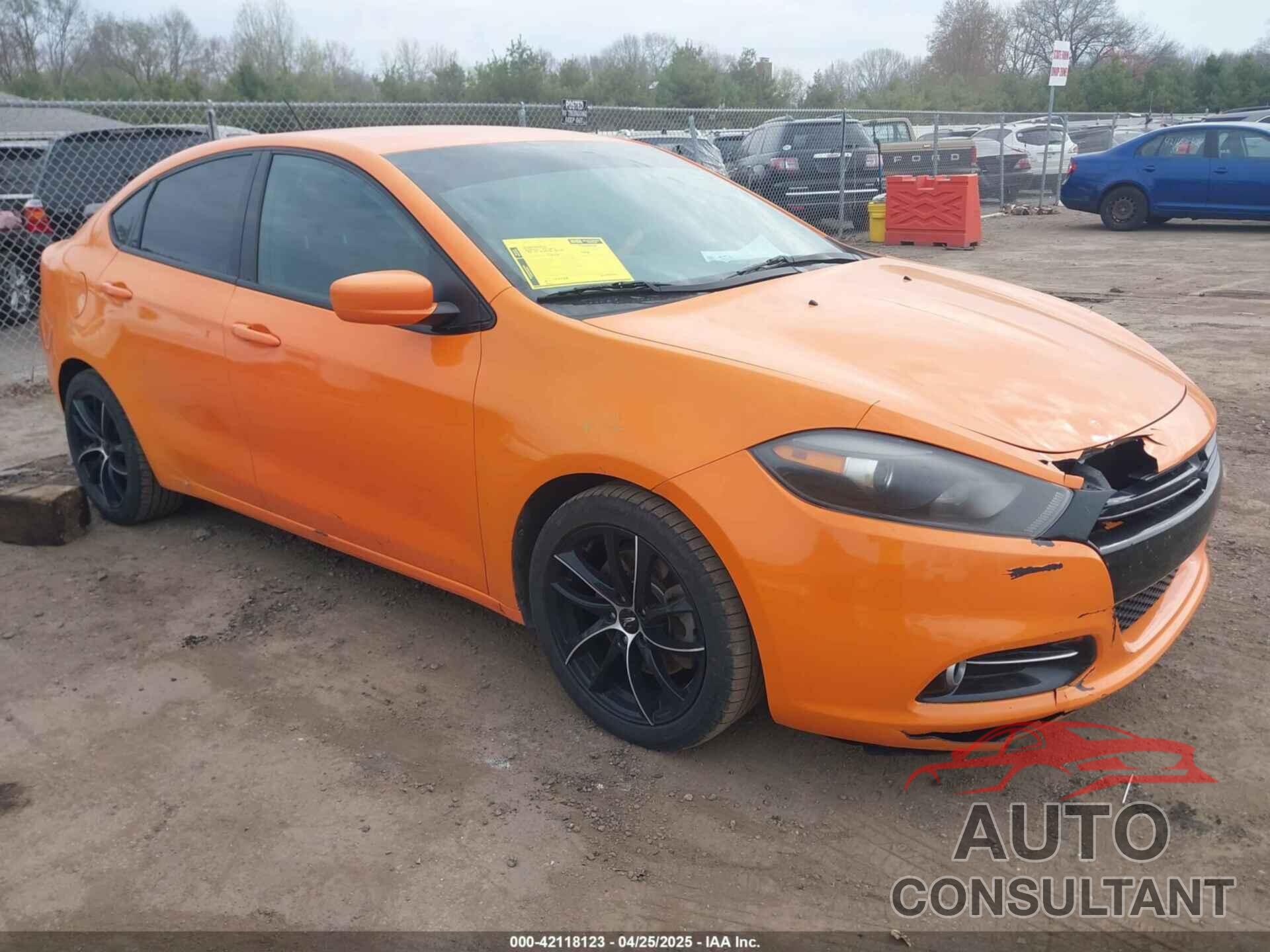 DODGE DART 2013 - 1C3CDFBA7DD304259