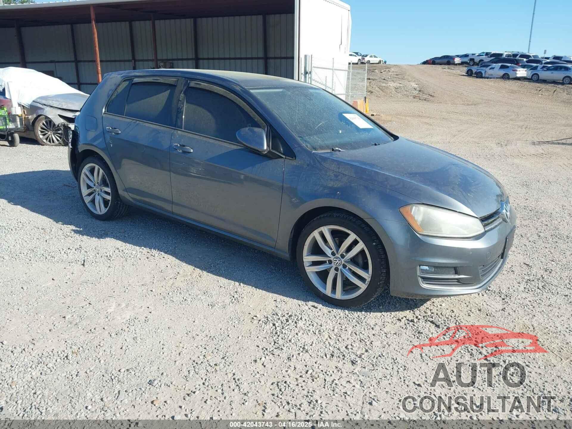 VOLKSWAGEN GOLF 2015 - 3VW2A7AU0FM012085