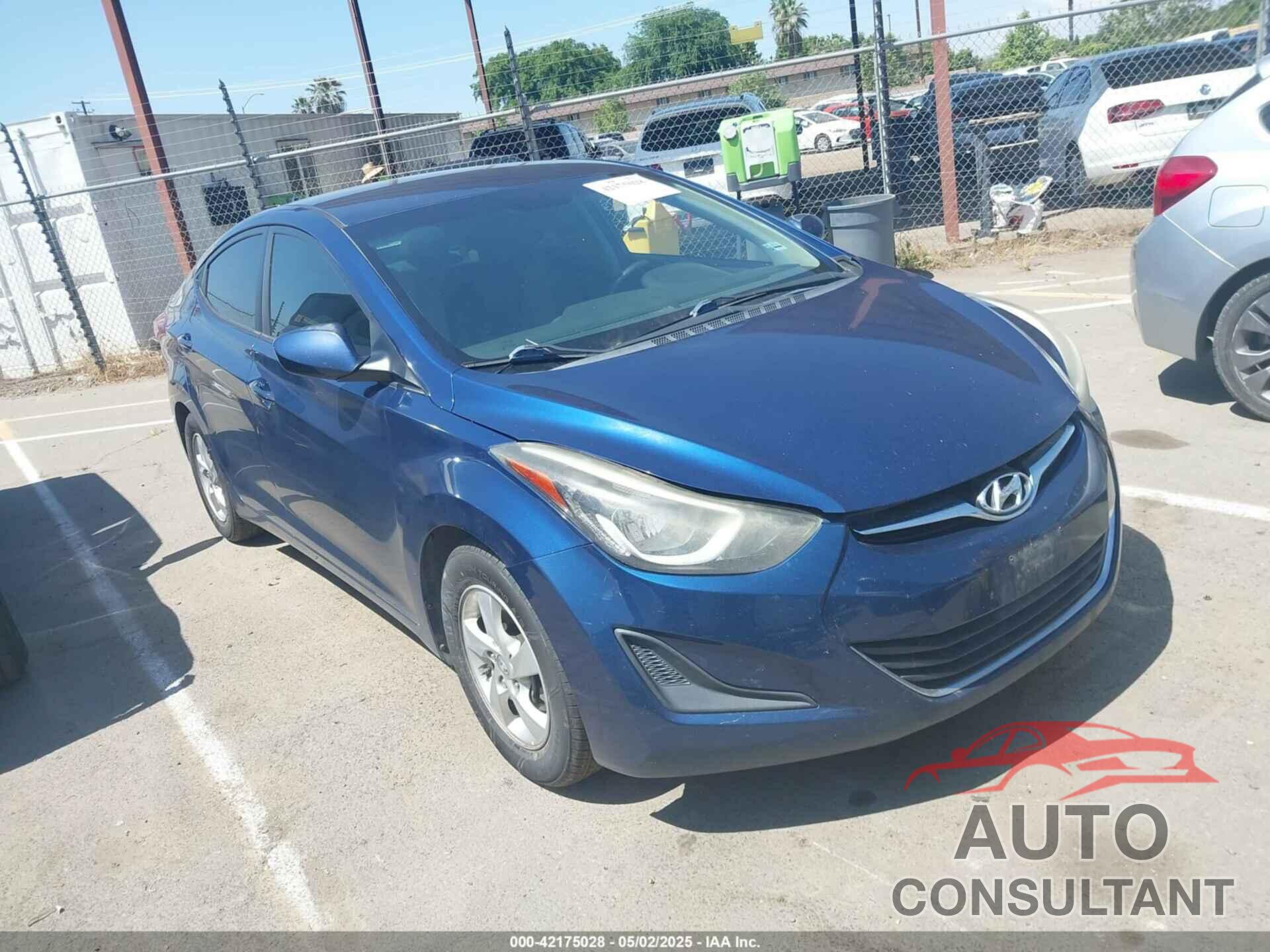 HYUNDAI ELANTRA 2015 - 5NPDH4AE6FH558992