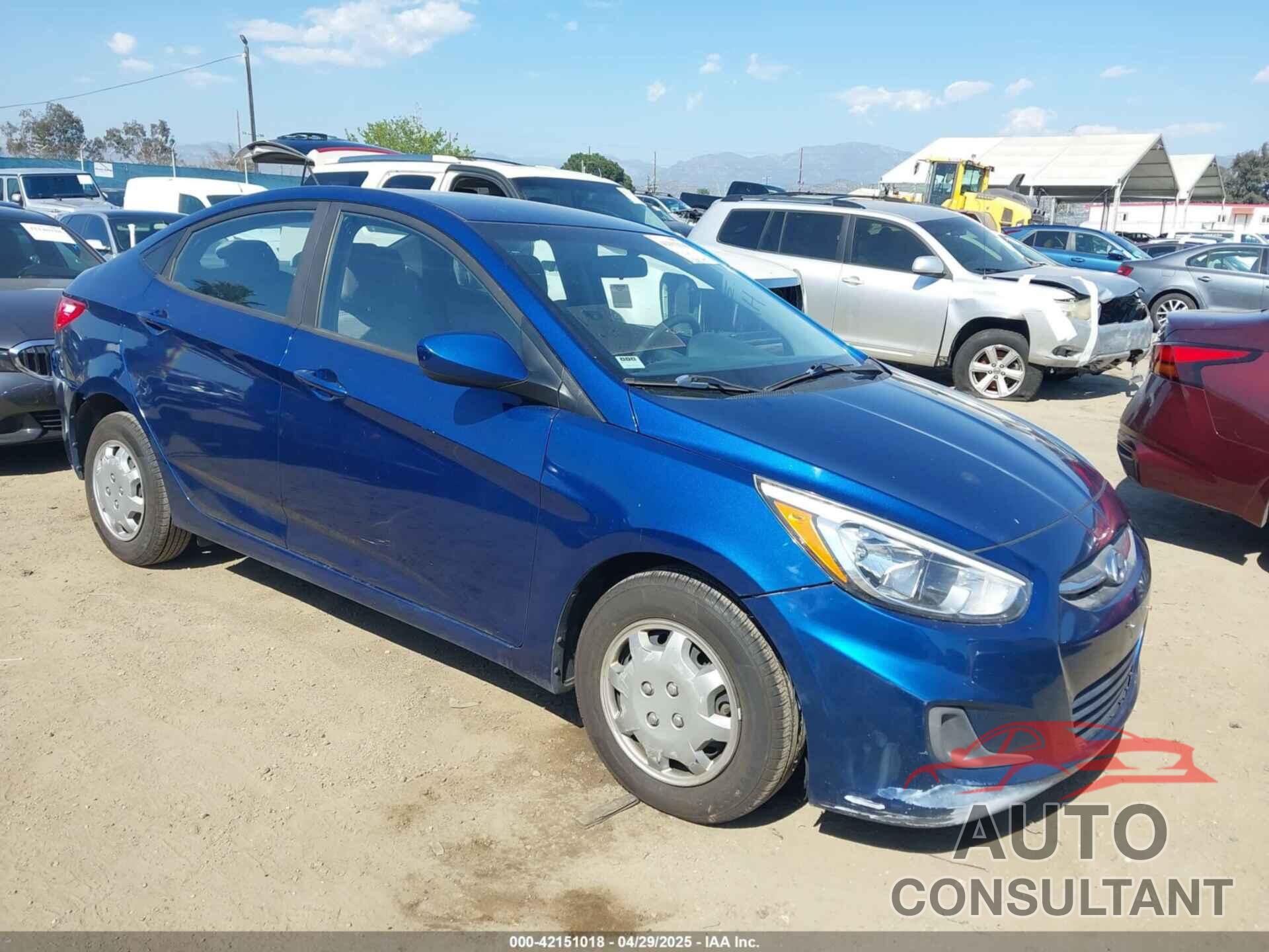 HYUNDAI ACCENT 2016 - KMHCT4AE5GU124804