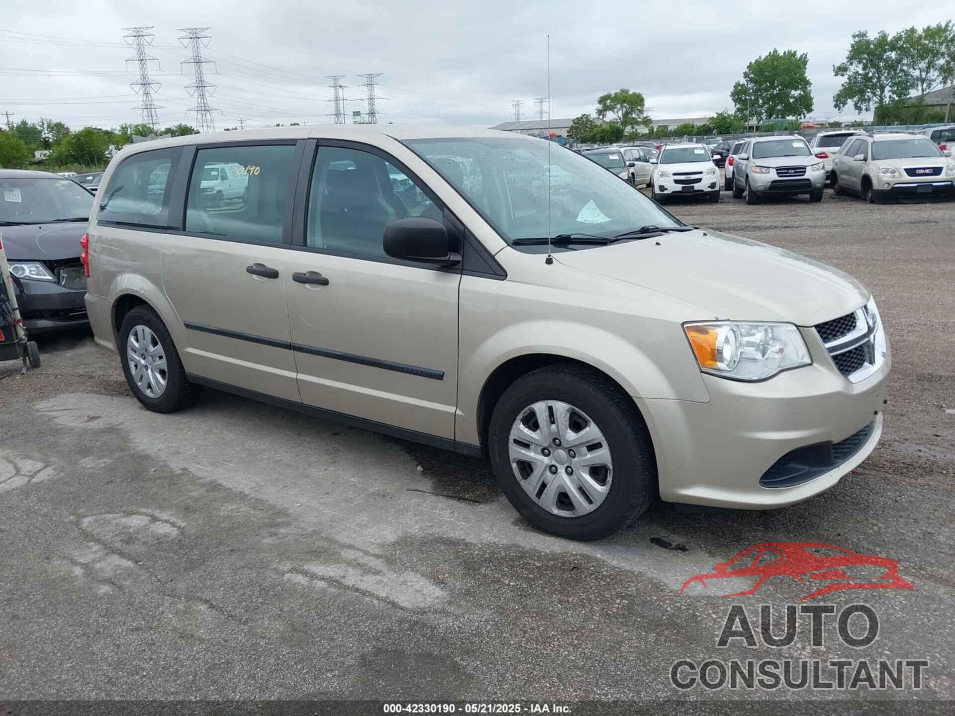 DODGE GRAND CARAVAN 2015 - 2C4RDGBG3FR670347