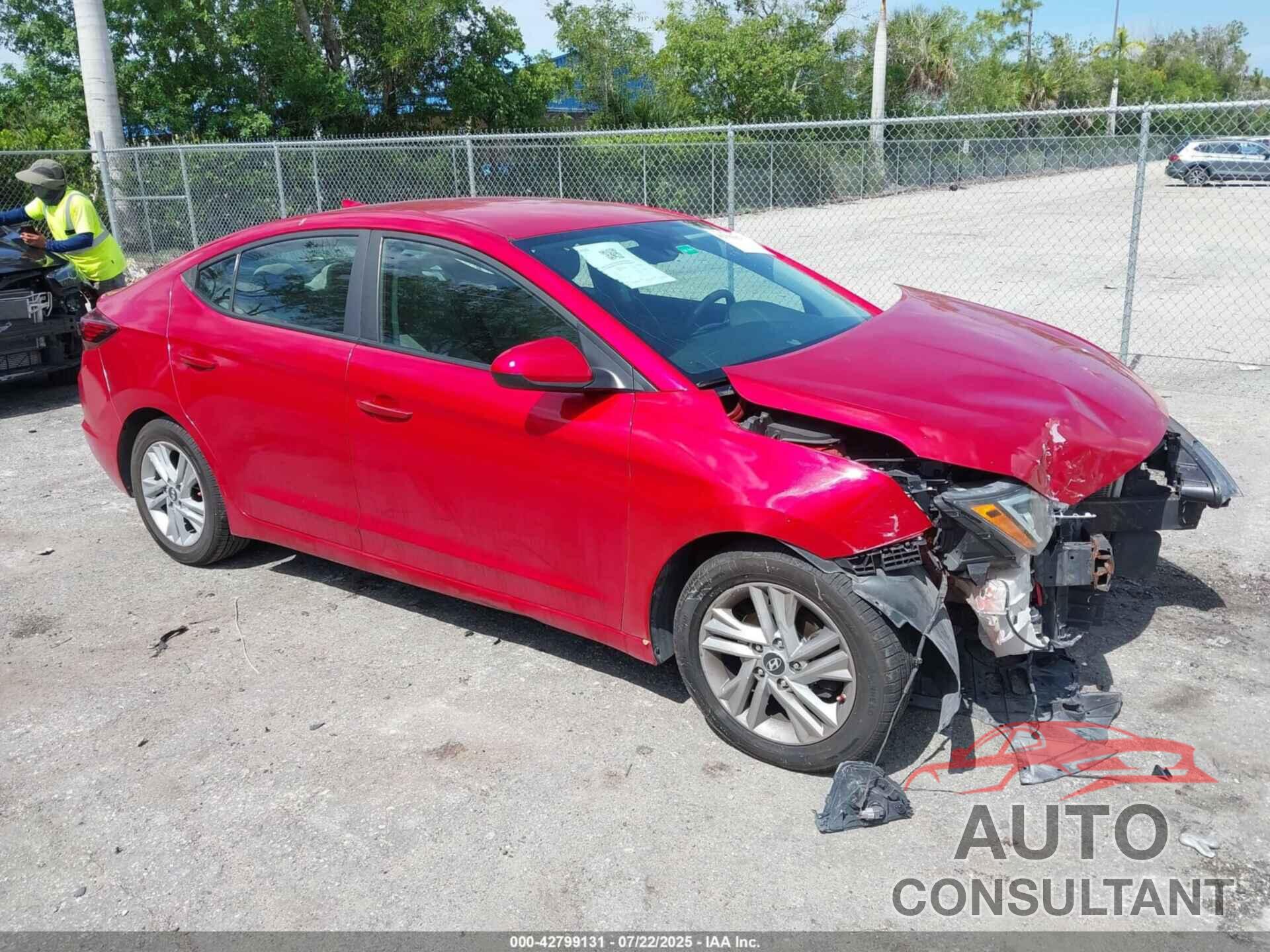 HYUNDAI ELANTRA 2020 - 5NPD84LF8LH580459