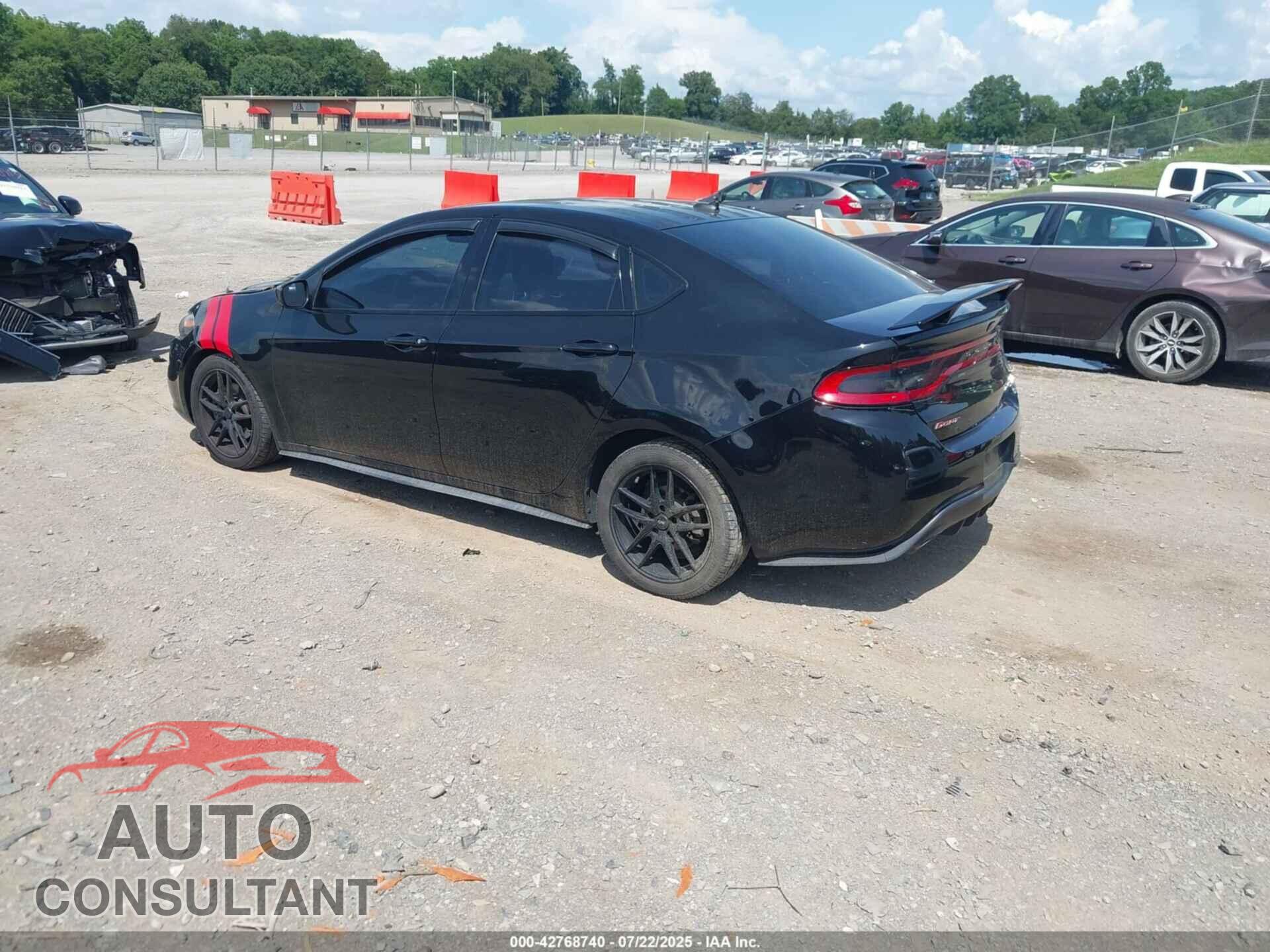 DODGE DART 2015 - 1C3CDFBBXFD201347