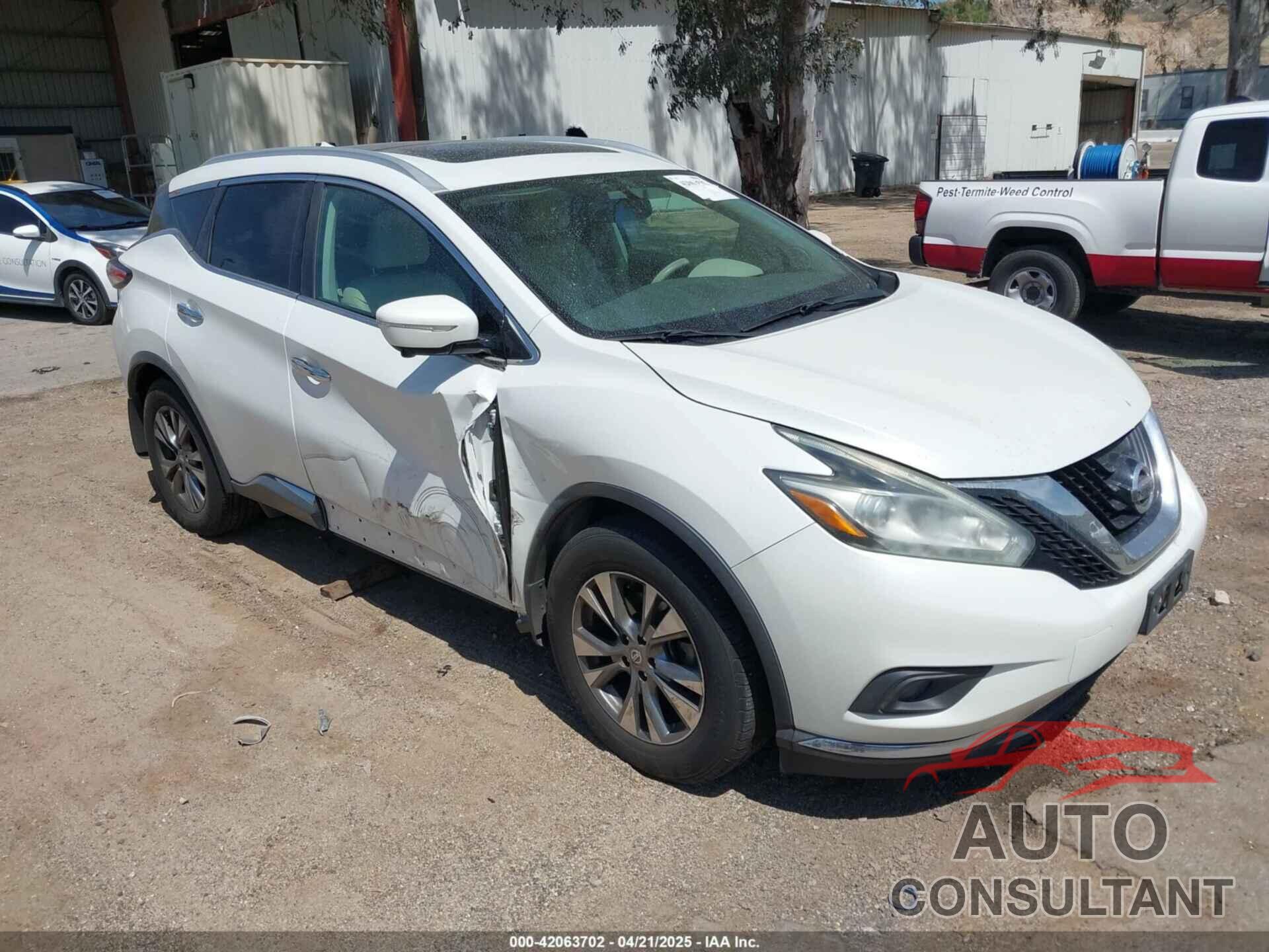 NISSAN MURANO 2015 - 5N1AZ2MG6FN227181