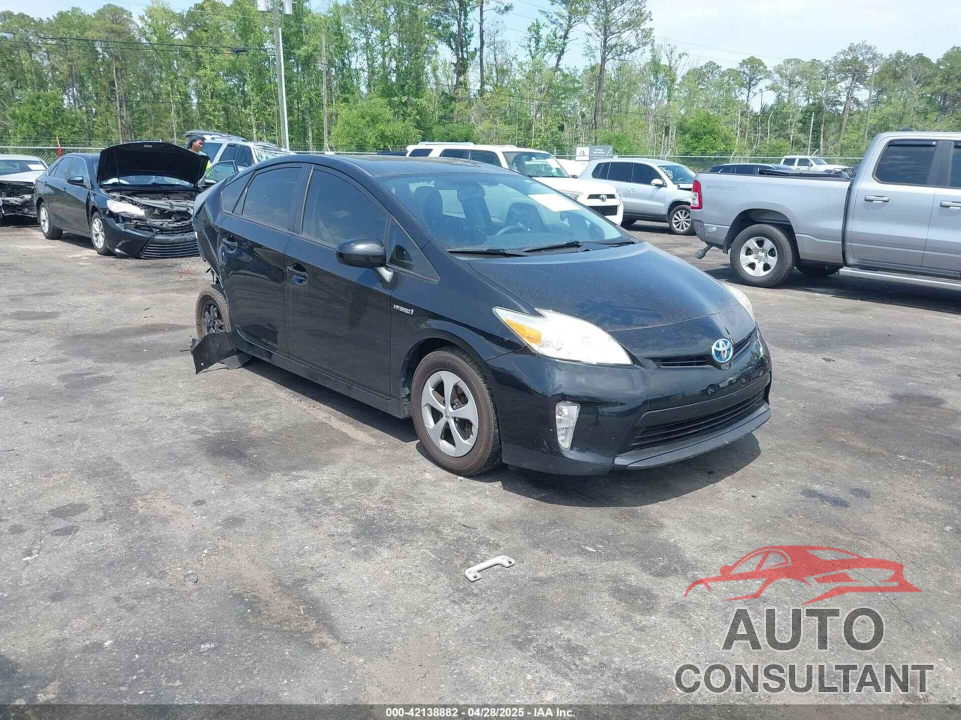 TOYOTA PRIUS 2014 - JTDKN3DUXE0369142