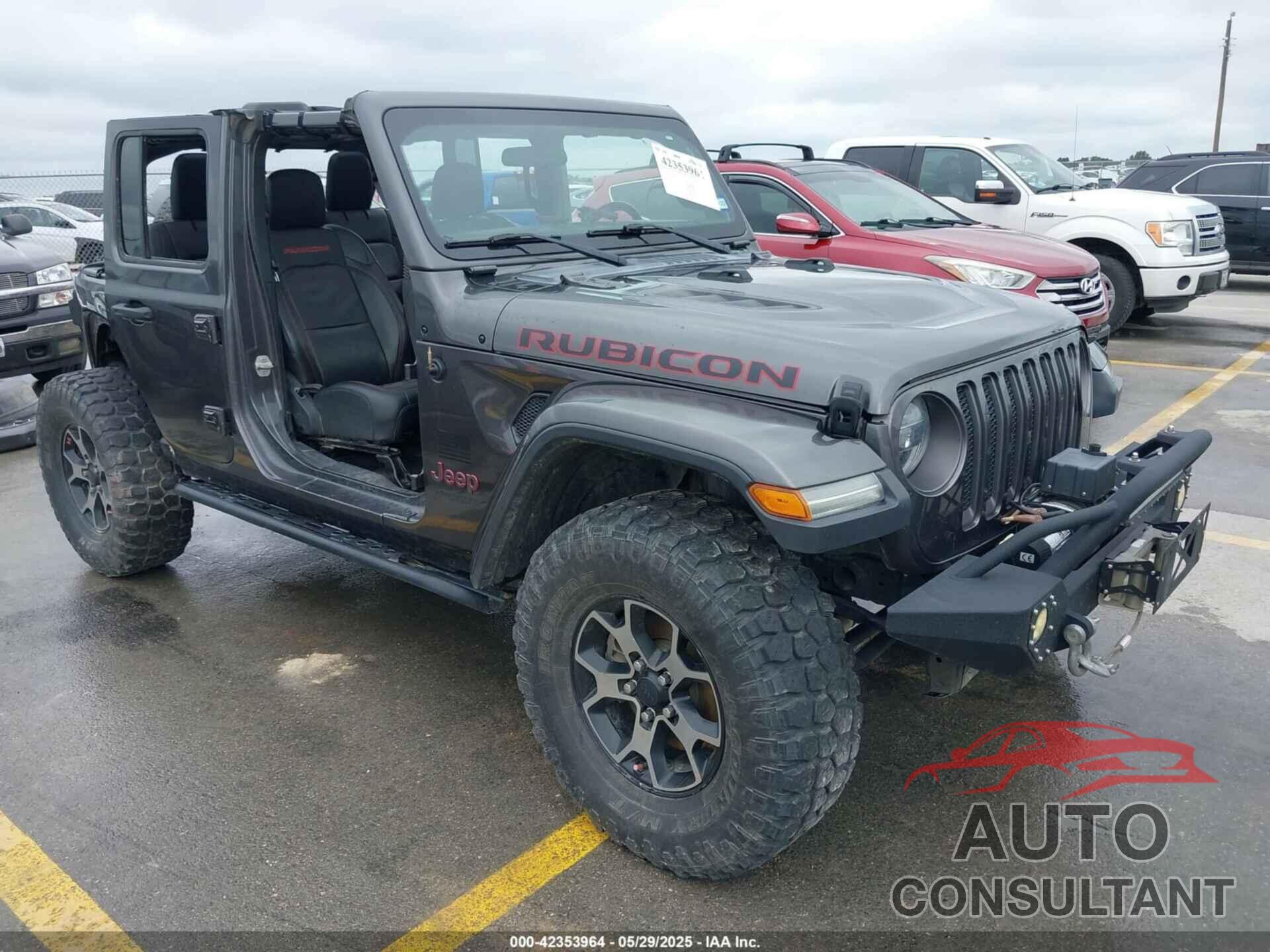 JEEP WRANGLER UNLIMITED 2018 - 1C4HJXFG4JW126387