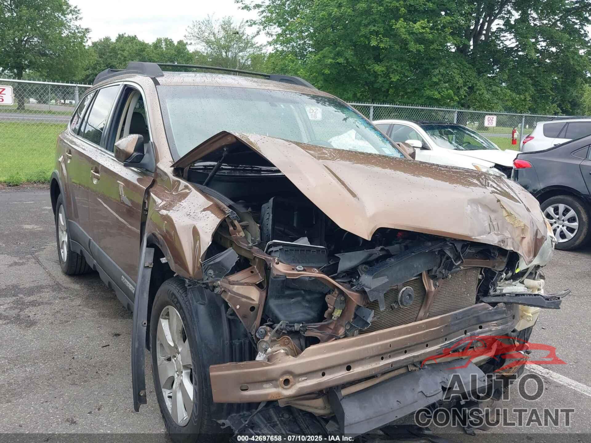 SUBARU OUTBACK 2012 - 4S4BRDHC7C2290889