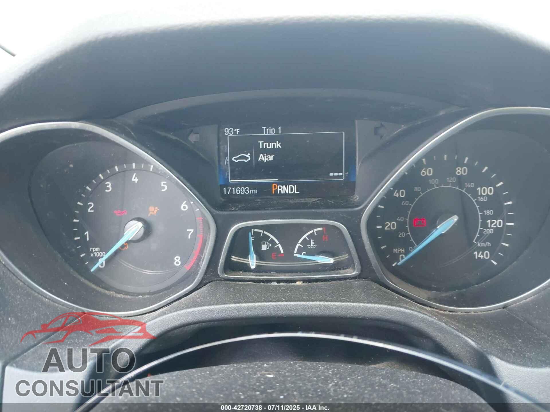 FORD FOCUS 2016 - 1FADP3F20GL365851