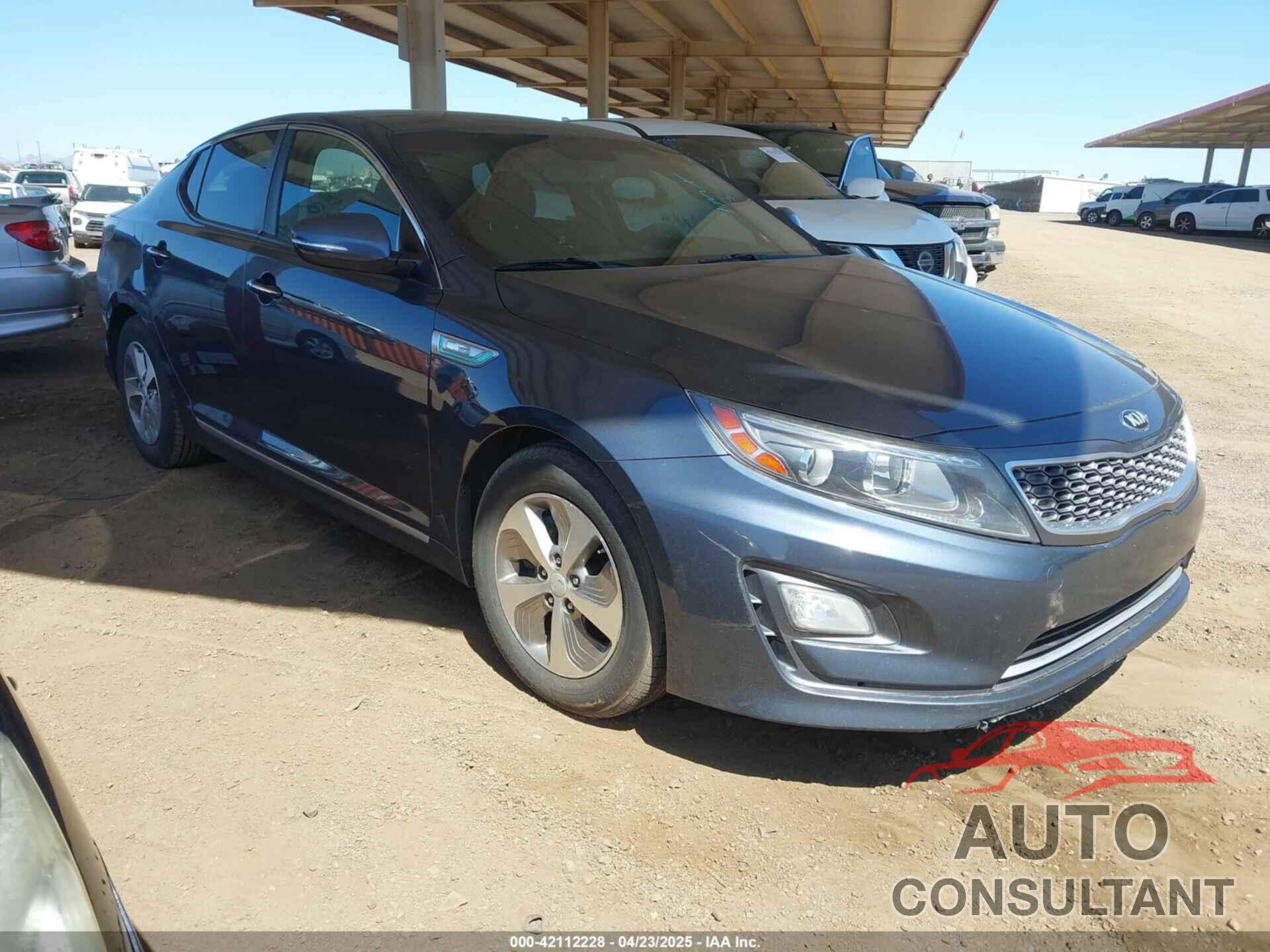 KIA OPTIMA HYBRID 2015 - KNAGM4AD7F5086637