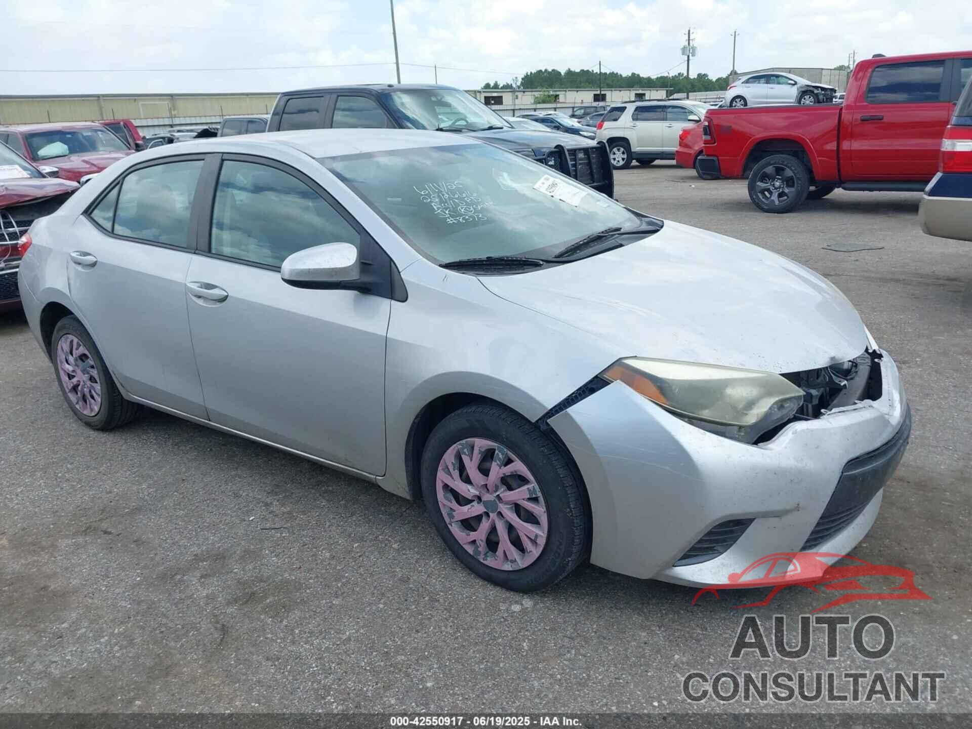 TOYOTA COROLLA 2015 - 2T1BURHE6FC268373