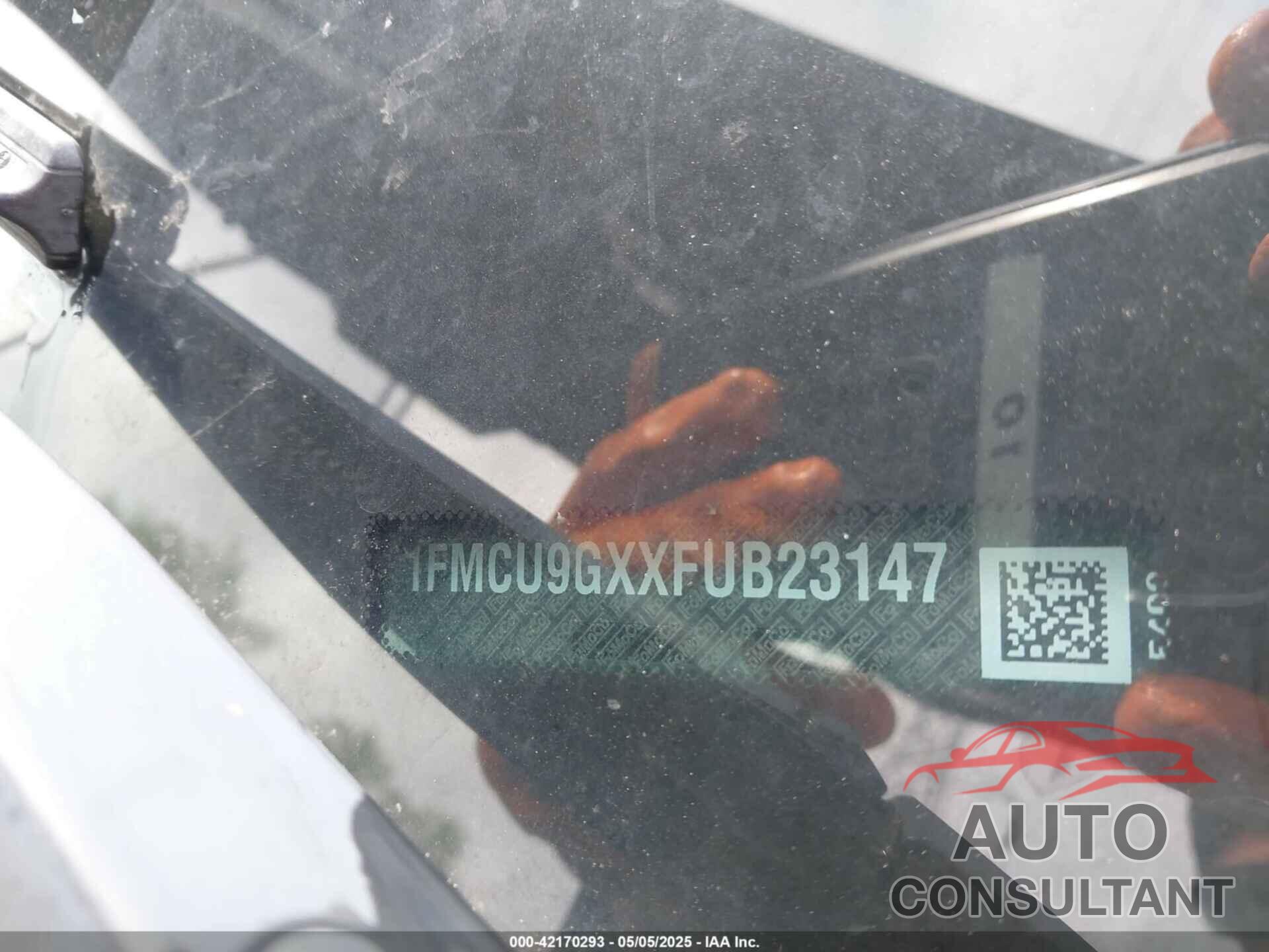FORD ESCAPE 2015 - 1FMCU9GXXFUB23147