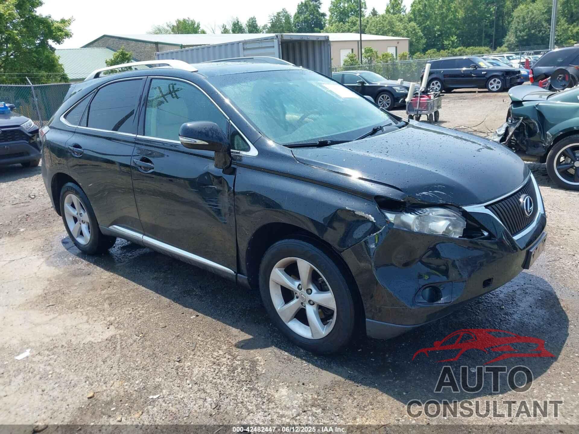 LEXUS RX 350 2012 - 2T2BK1BA9CC149477