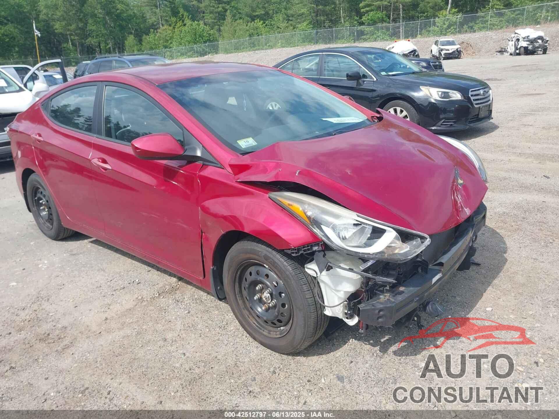 HYUNDAI ELANTRA 2016 - 5NPDH4AE6GH721058