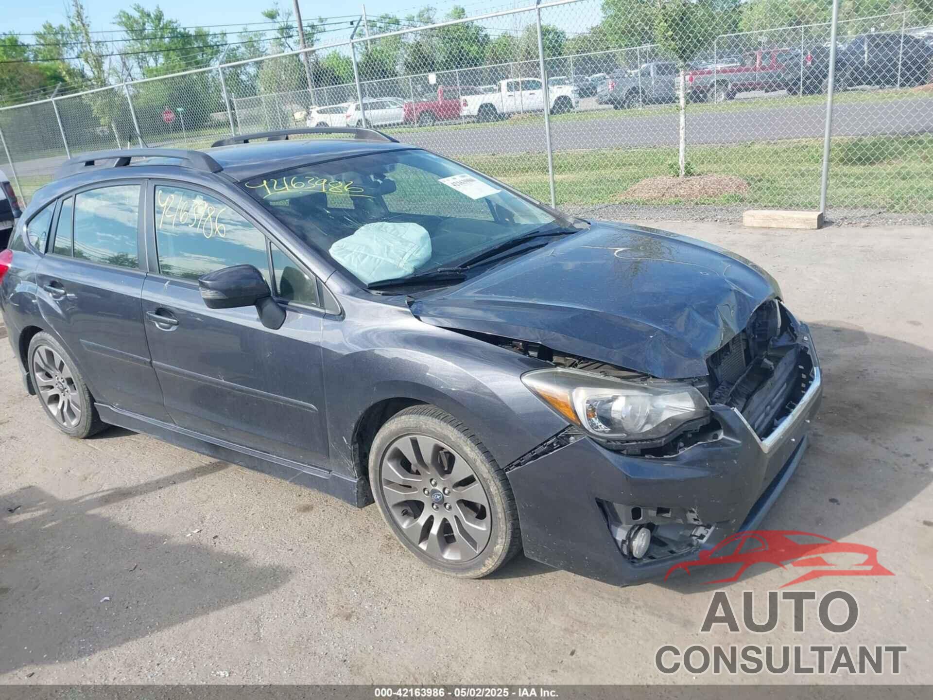 SUBARU IMPREZA 2015 - JF1GPAZ62F8246183