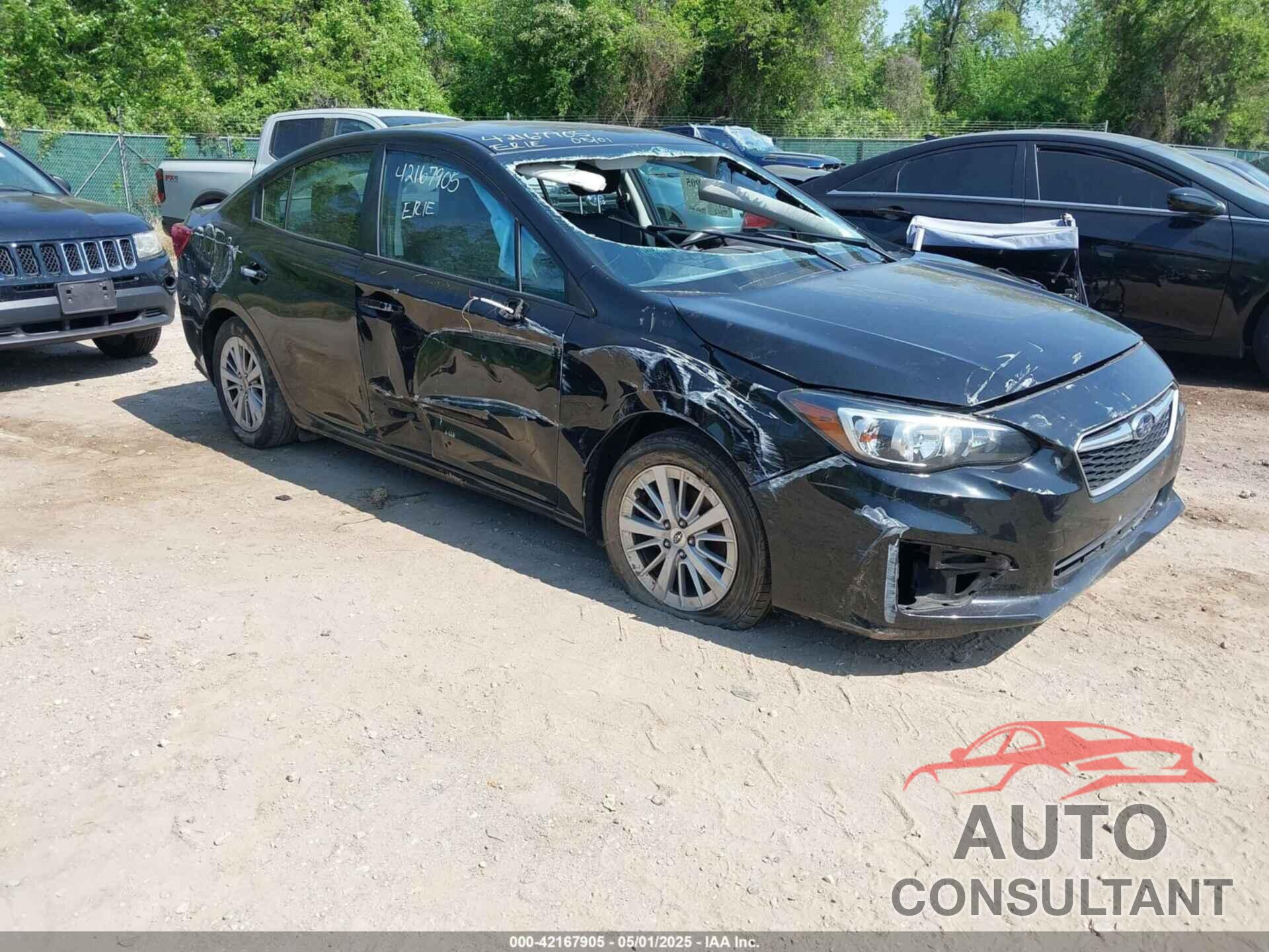 SUBARU IMPREZA 2017 - 4S3GKAB68H3606060
