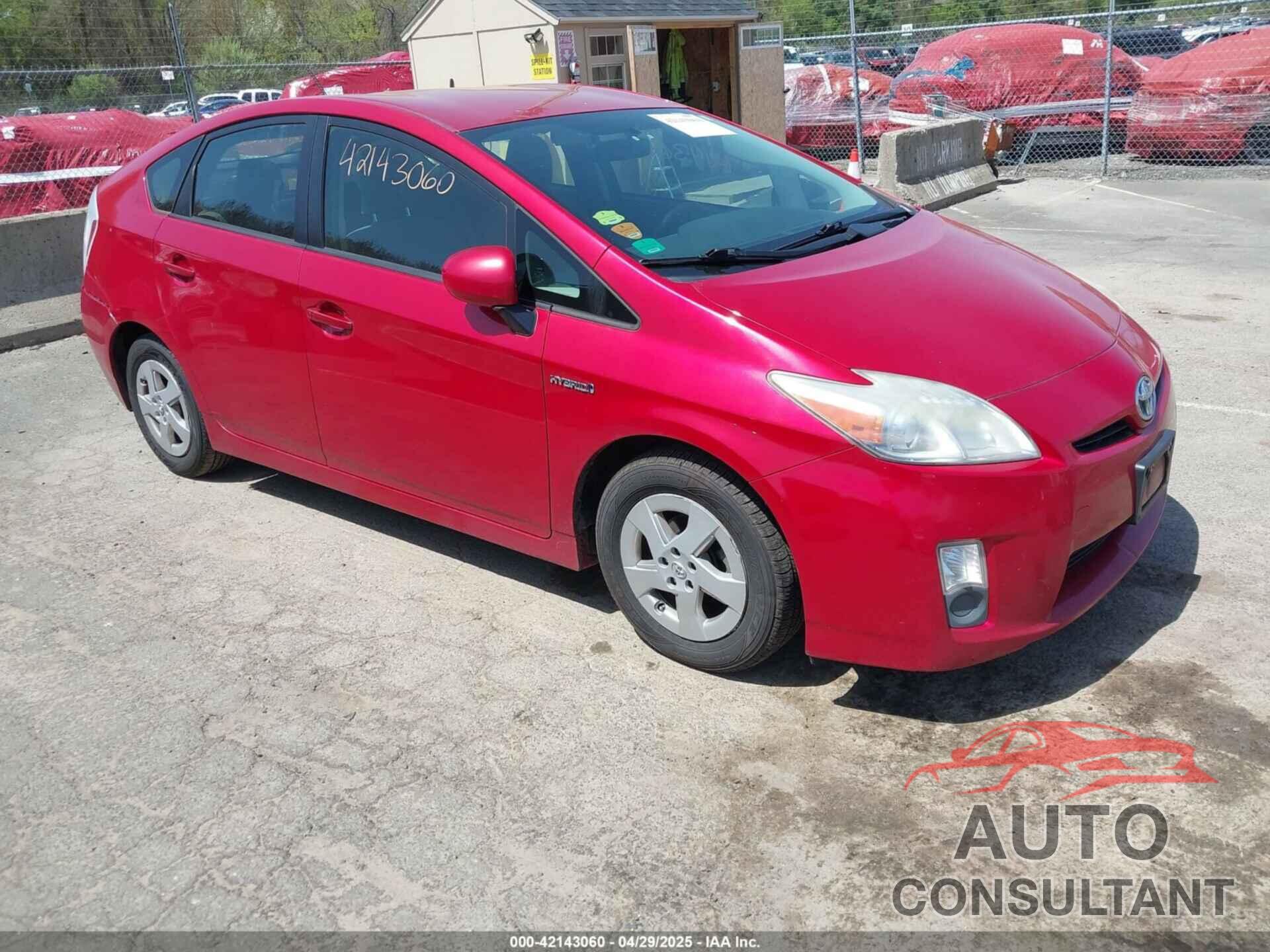 TOYOTA PRIUS 2011 - JTDKN3DU6B5337481