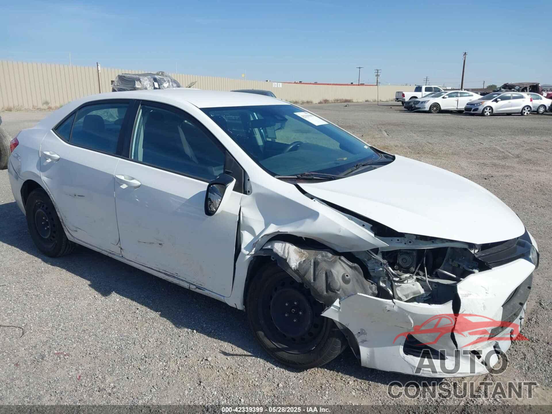 TOYOTA COROLLA 2018 - 5YFBURHE3JP796106