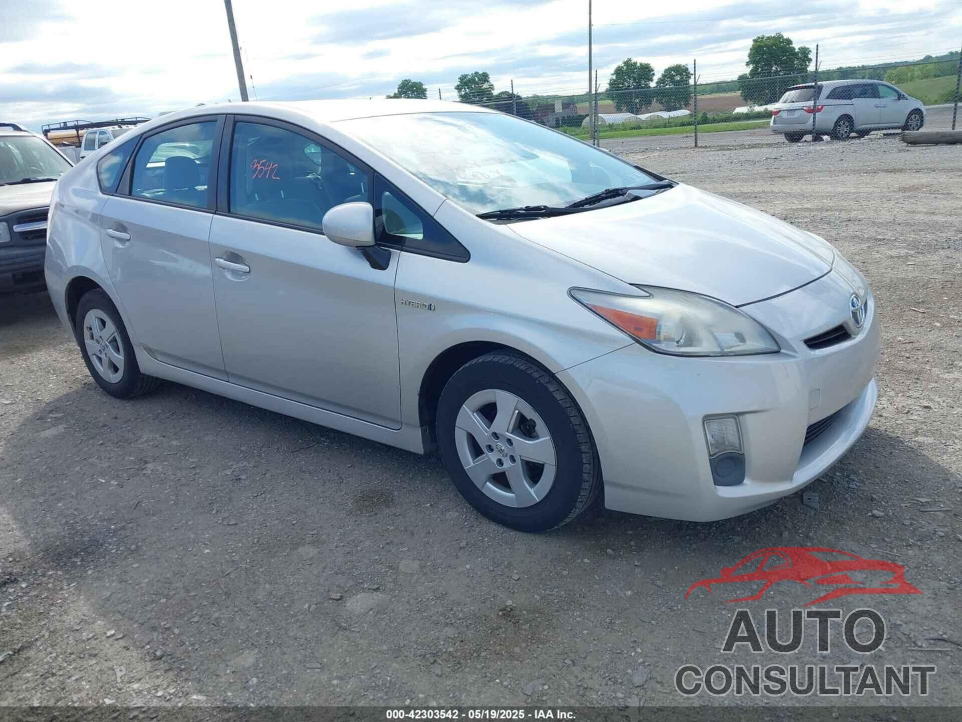 TOYOTA PRIUS 2011 - JTDKN3DU5B1368583