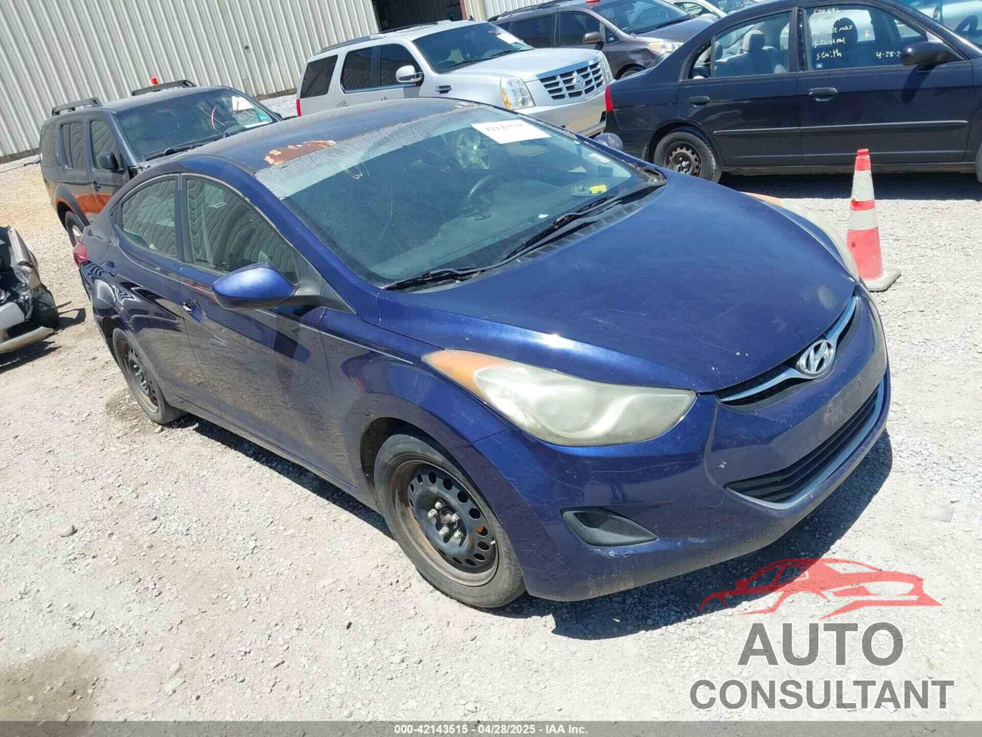 HYUNDAI ELANTRA 2011 - 5NPDH4AE9BH039204