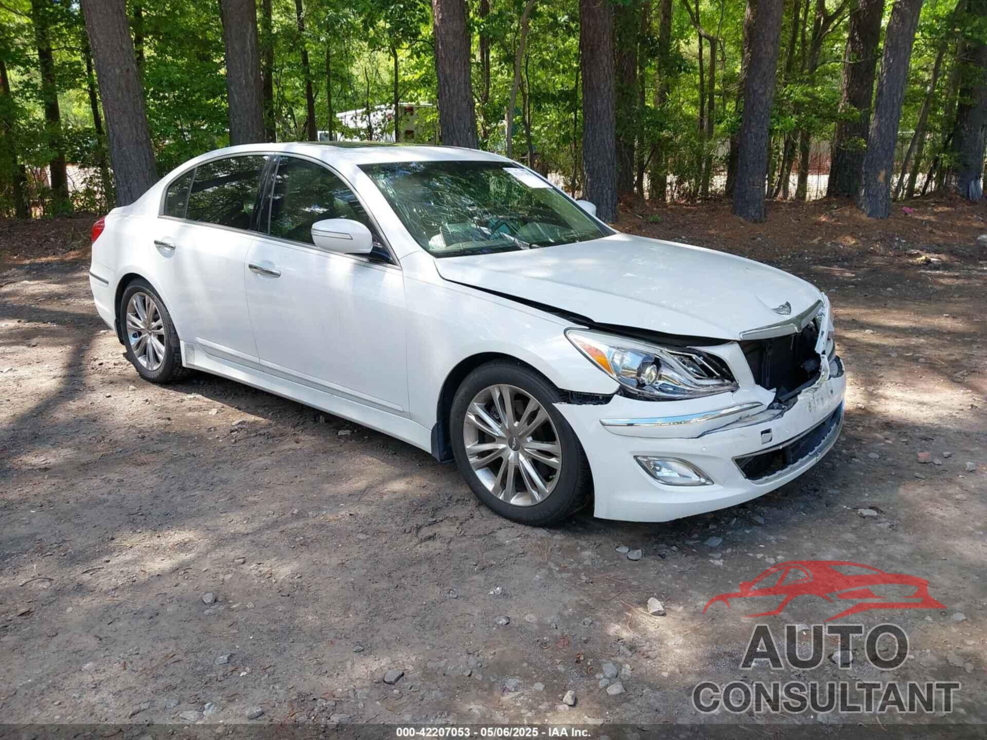 HYUNDAI GENESIS 2012 - KMHGC4DD6CU185562