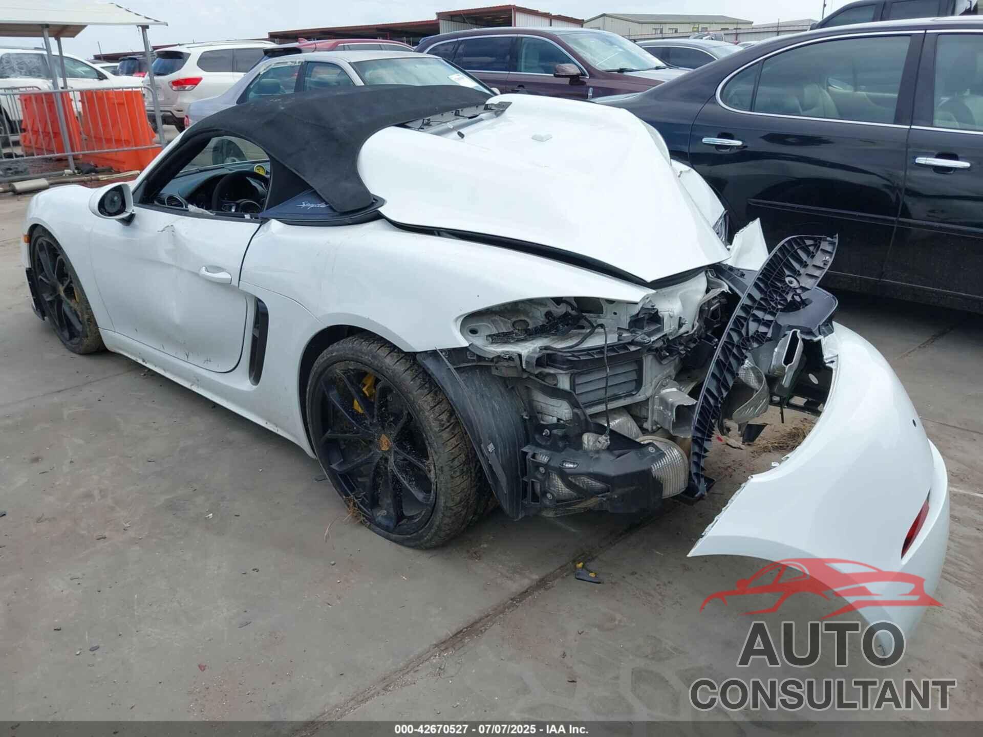 PORSCHE 718 SPYDER 2021 - WP0CC2A89MS240128