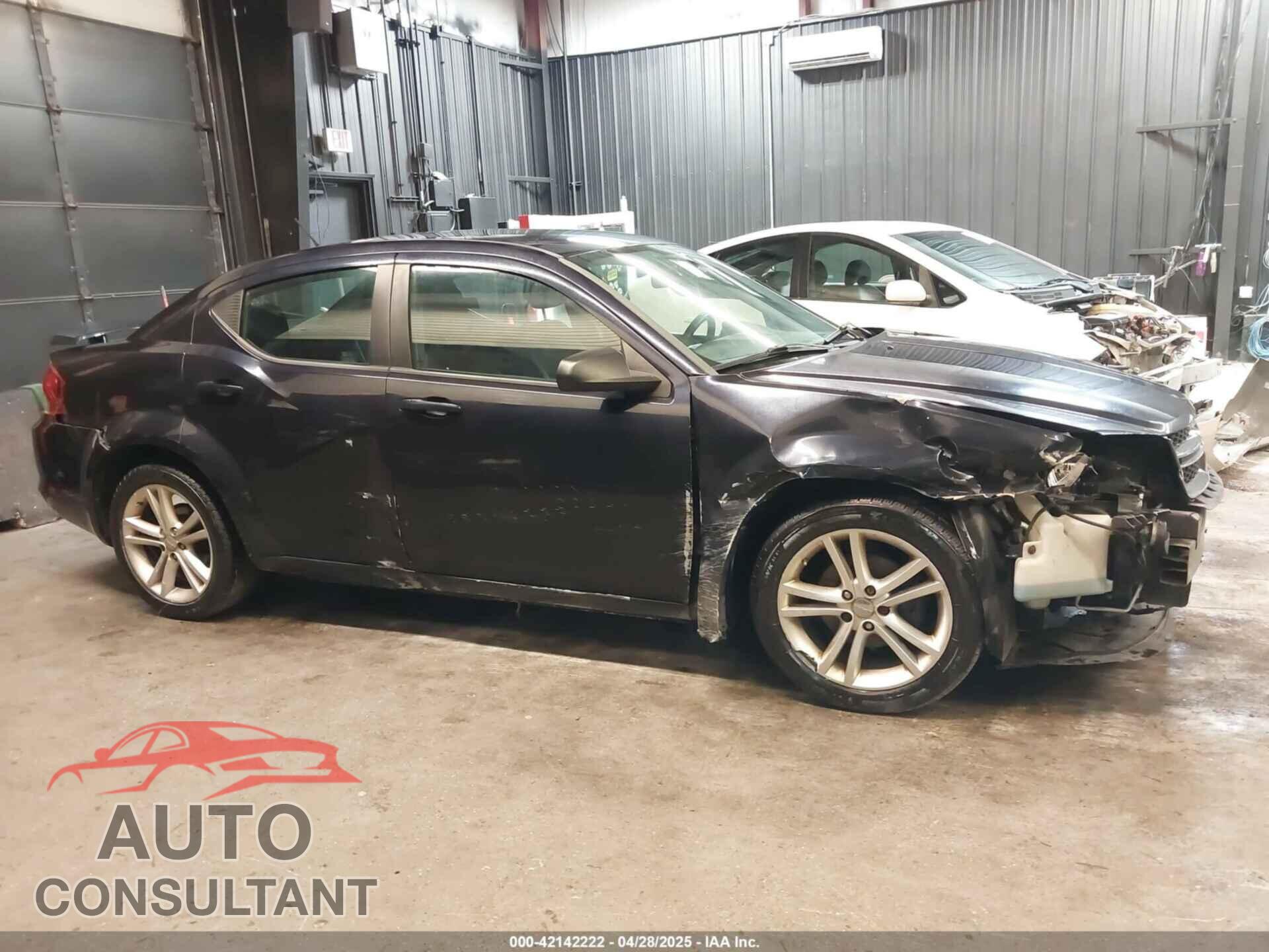 DODGE AVENGER 2012 - 1C3CDZAGXCN287490