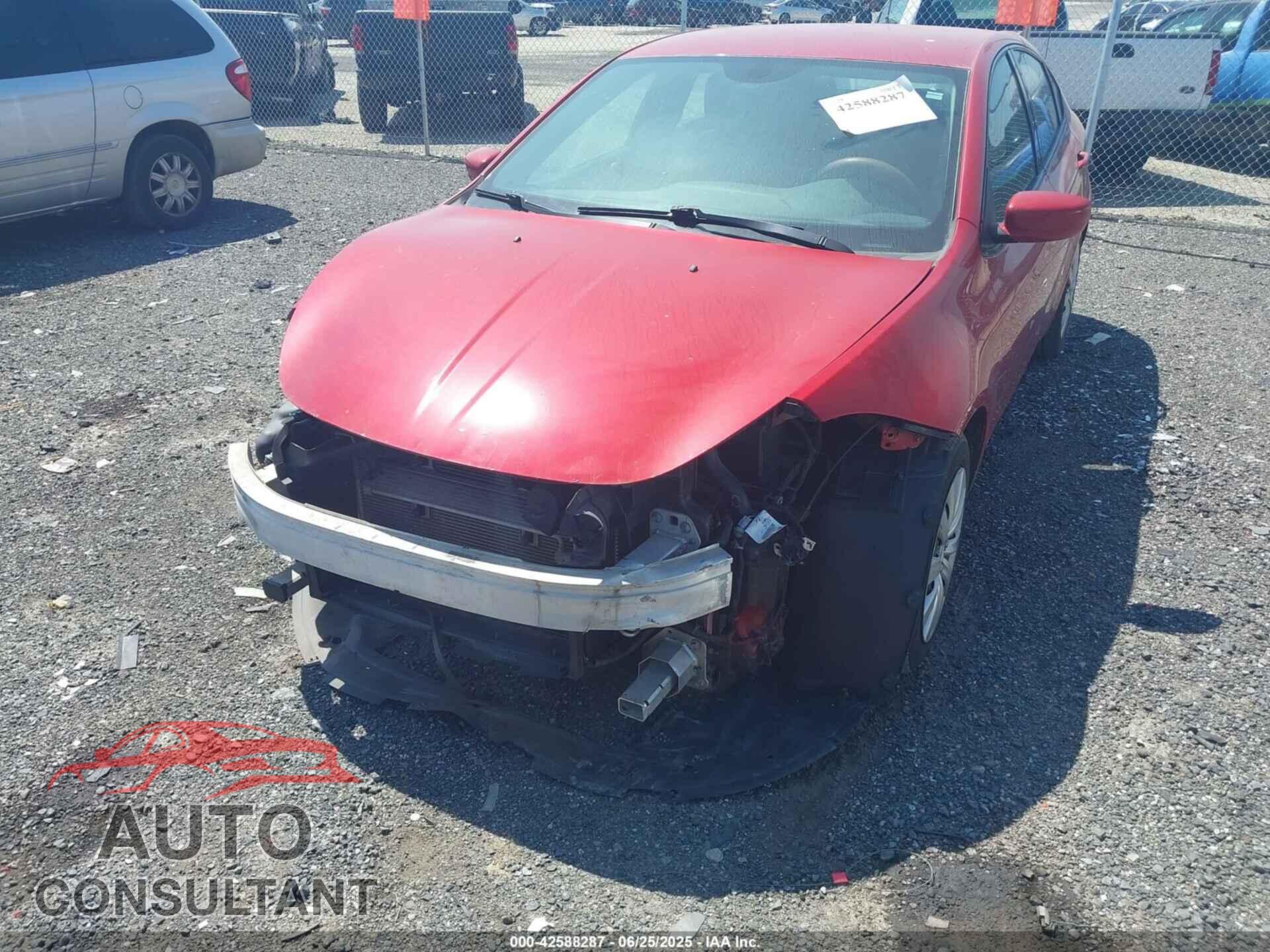 DODGE DART 2014 - 1C3CDFBB7ED675108