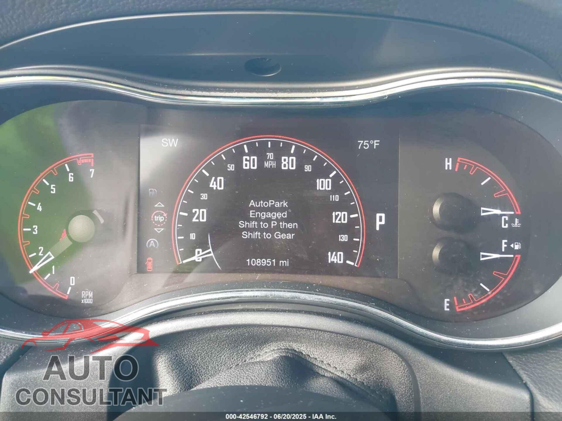 DODGE DURANGO 2017 - 1C4RDHAG4HC680890
