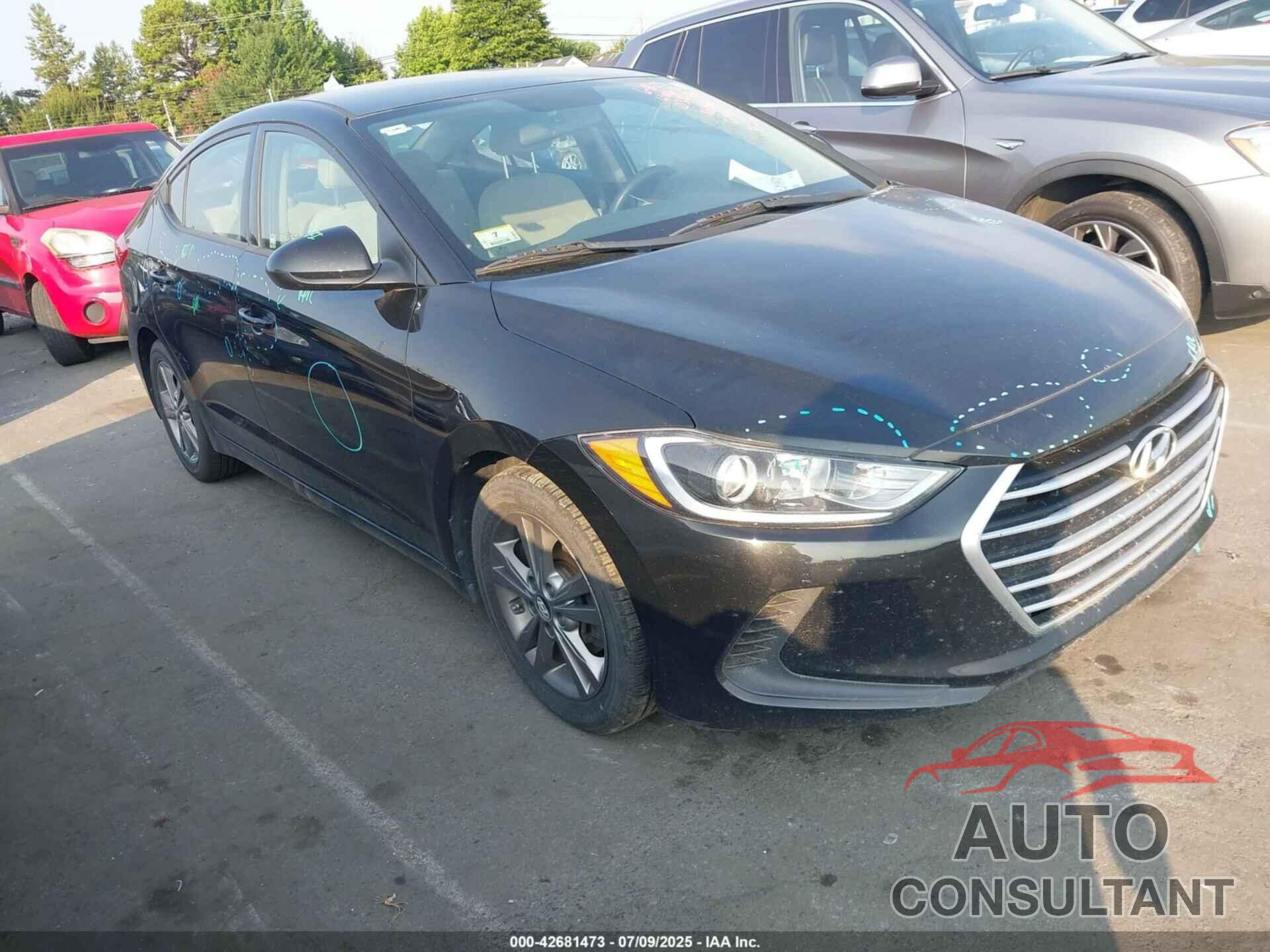 HYUNDAI ELANTRA 2017 - 5NPD84LF7HH035103
