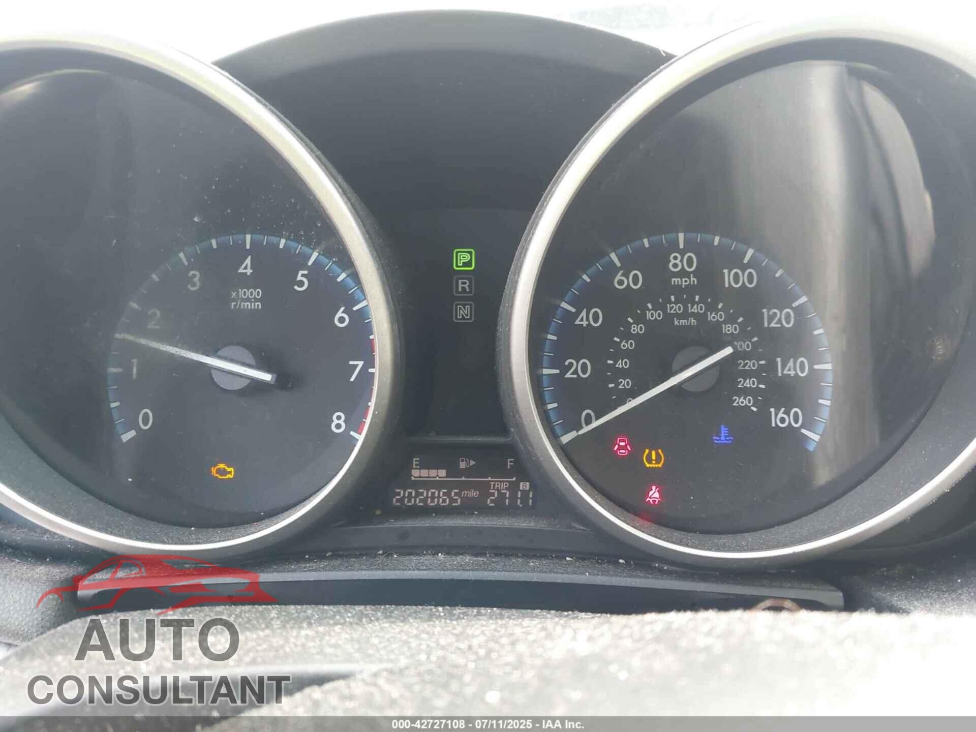 MAZDA MAZDA3 2012 - JM1BL1V74C1646801