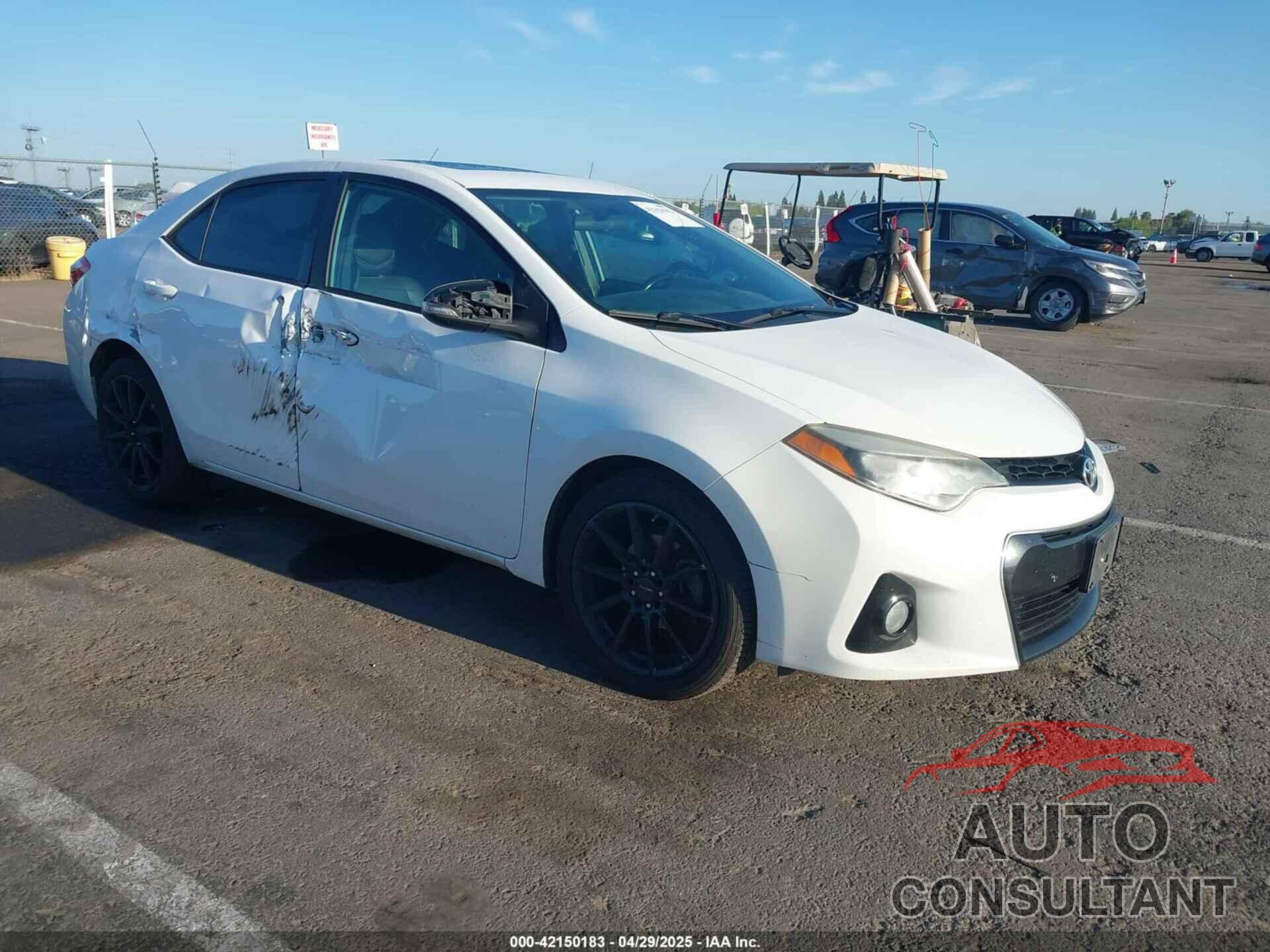 TOYOTA COROLLA 2015 - 2T1BURHE1FC248337