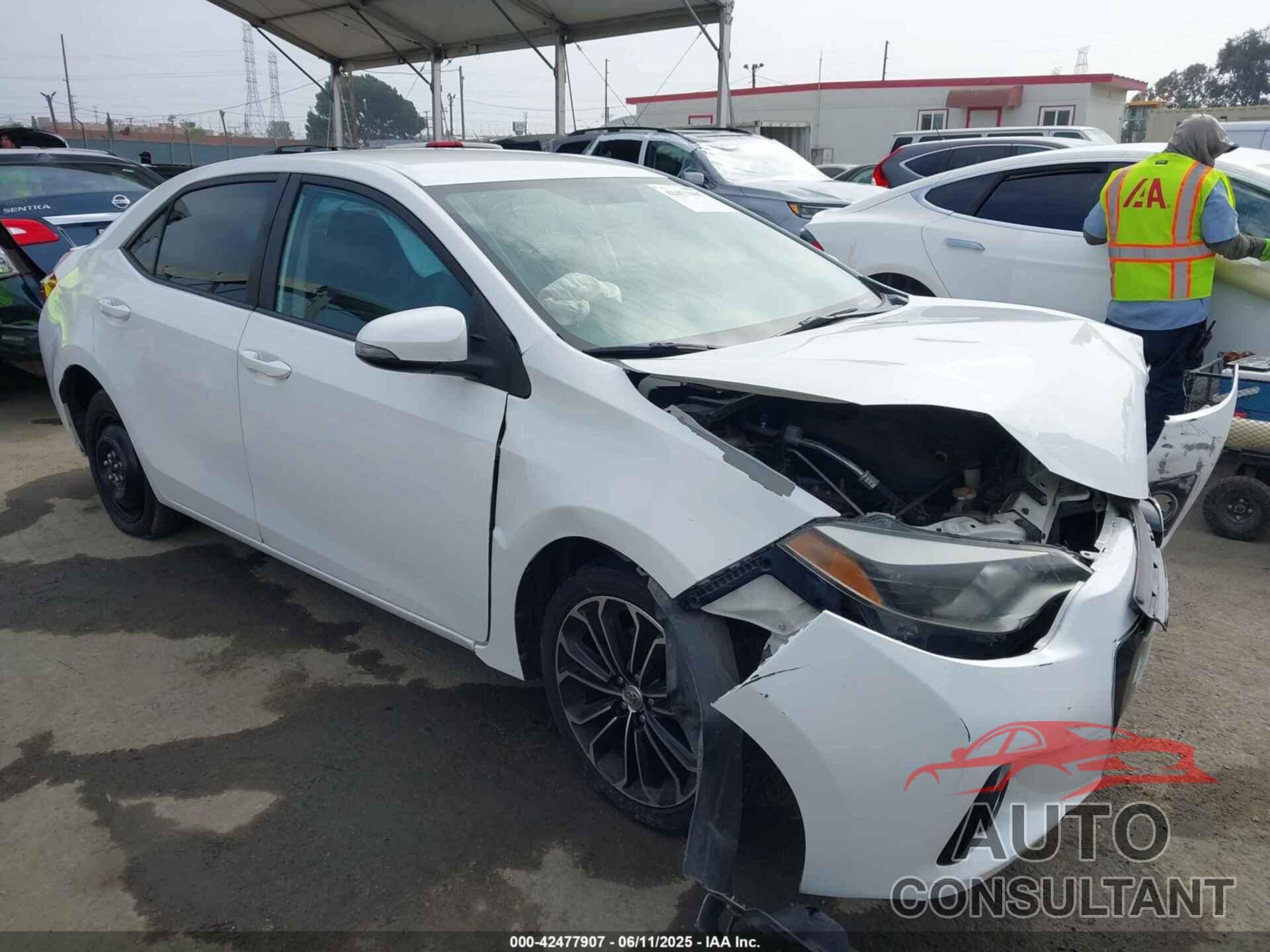 TOYOTA COROLLA 2016 - 5YFBURHE3GP544901