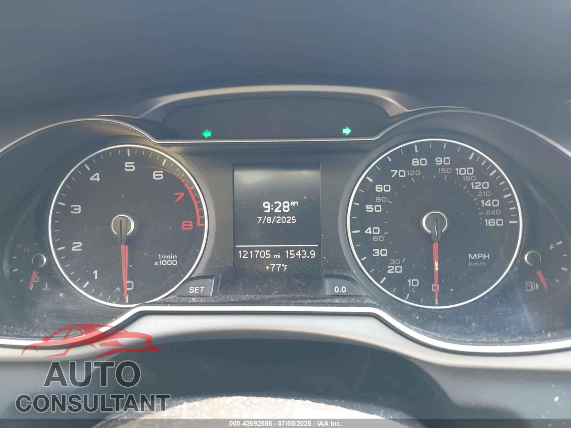 AUDI A4 2013 - WAUAFAFL8DA044609