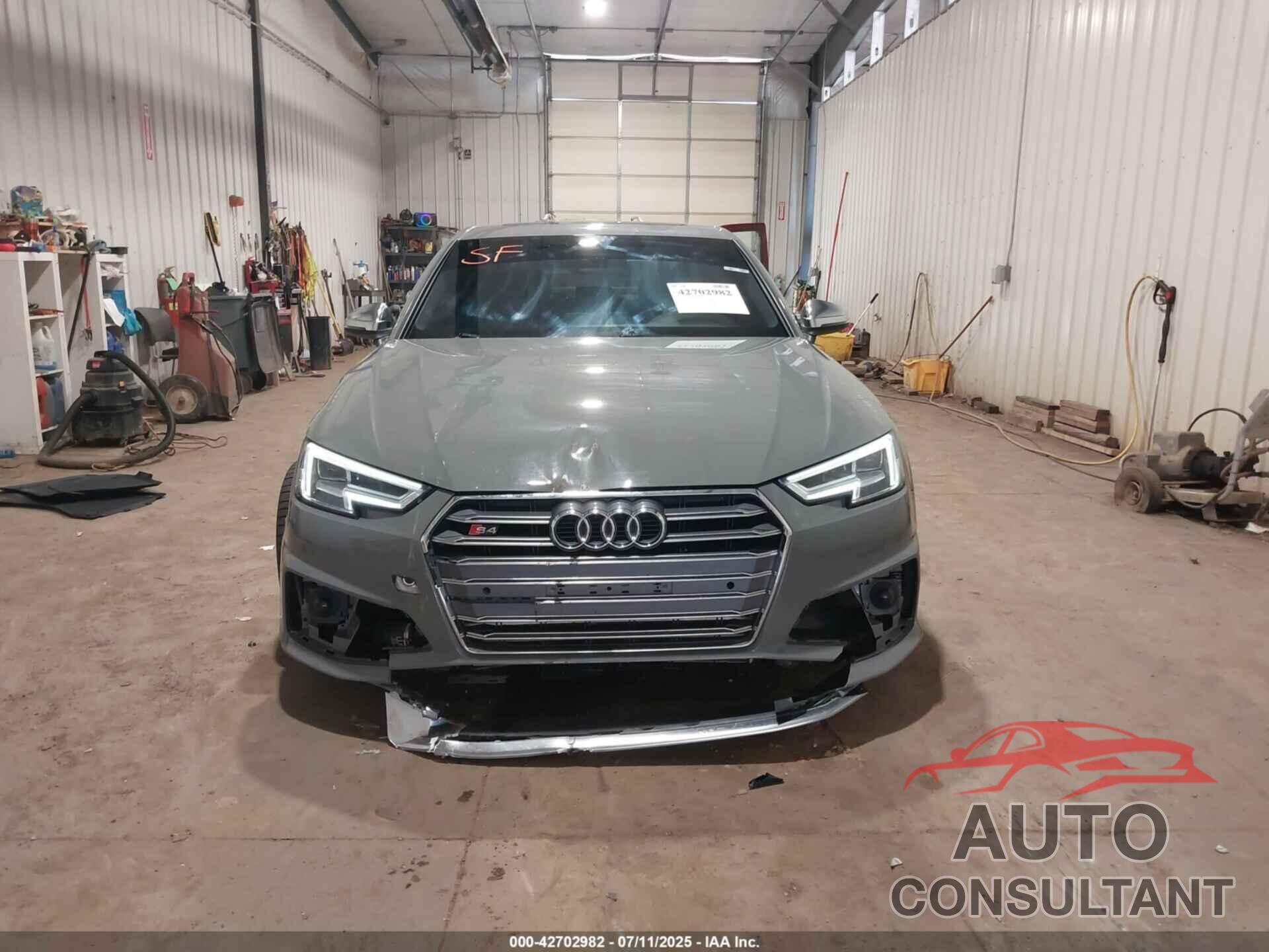 AUDI S4 2019 - WAUB4AF43KA005782