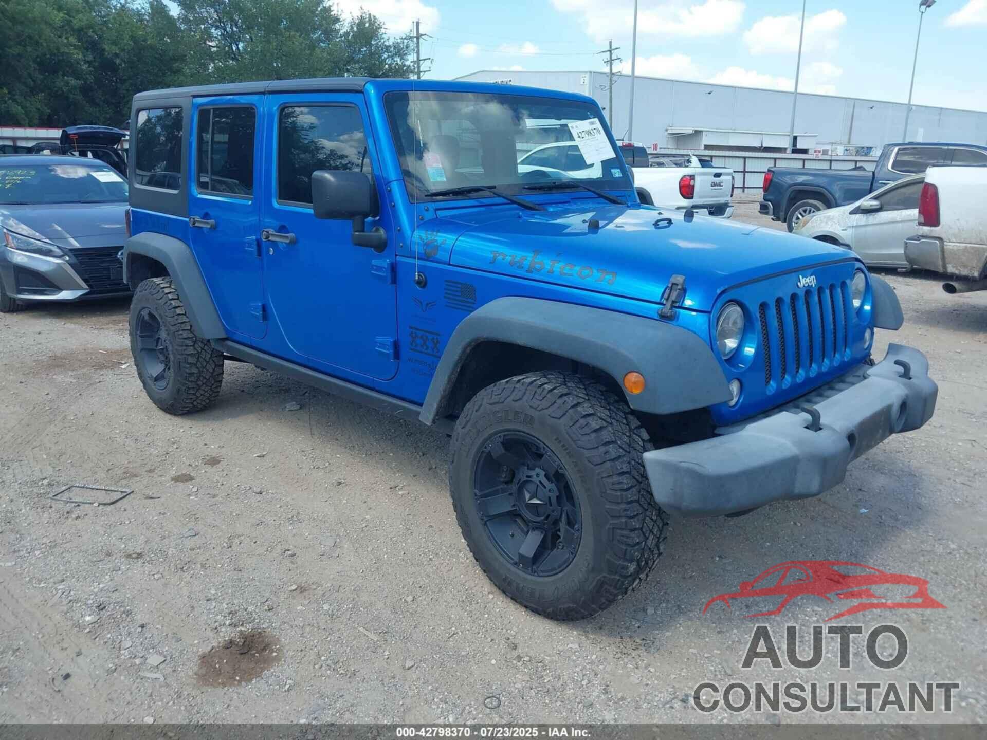 JEEP WRANGLER UNLIMITED 2016 - 1C4BJWFG2GL252208