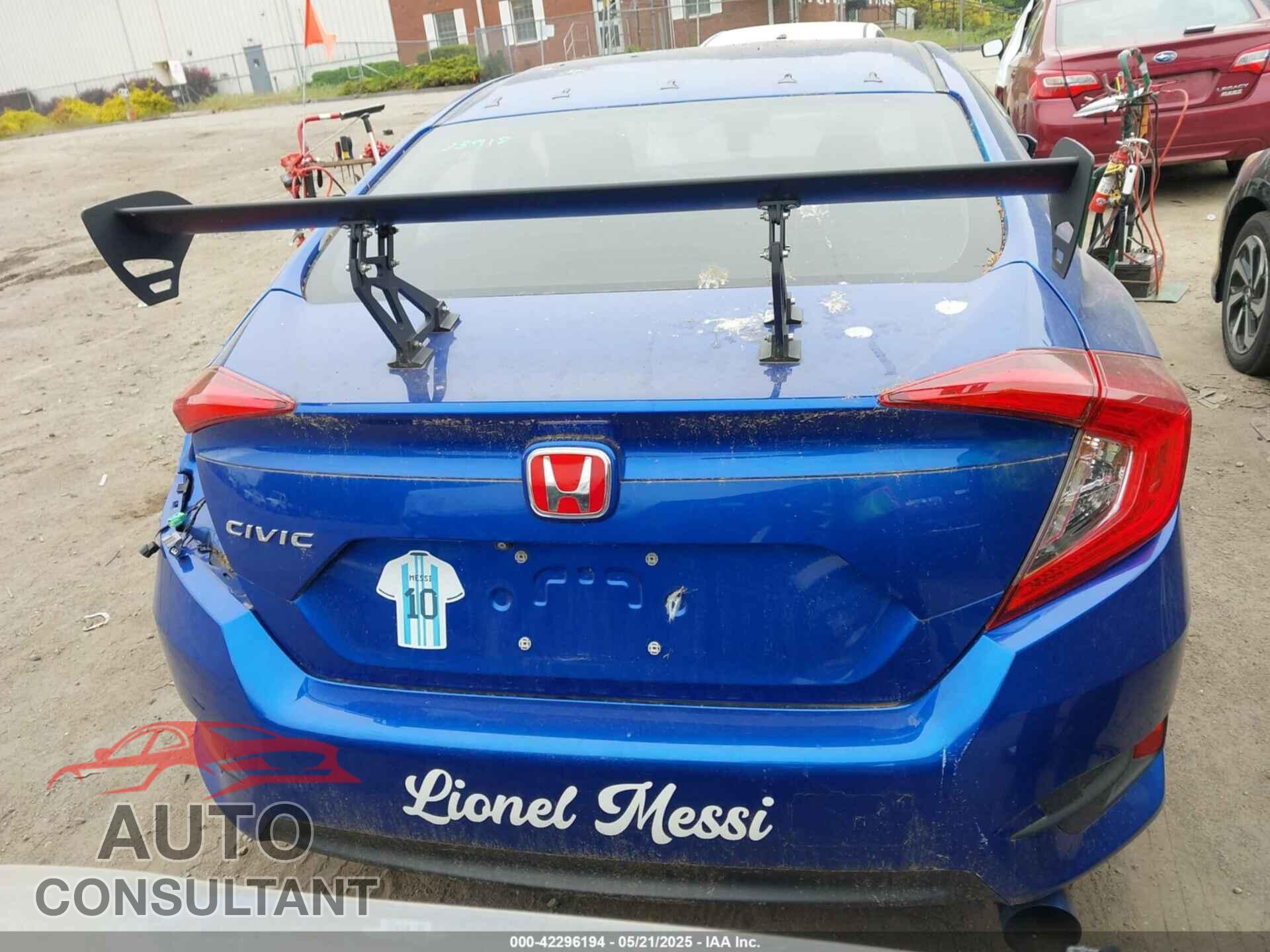 HONDA CIVIC 2017 - 19XFC2F53HE217867