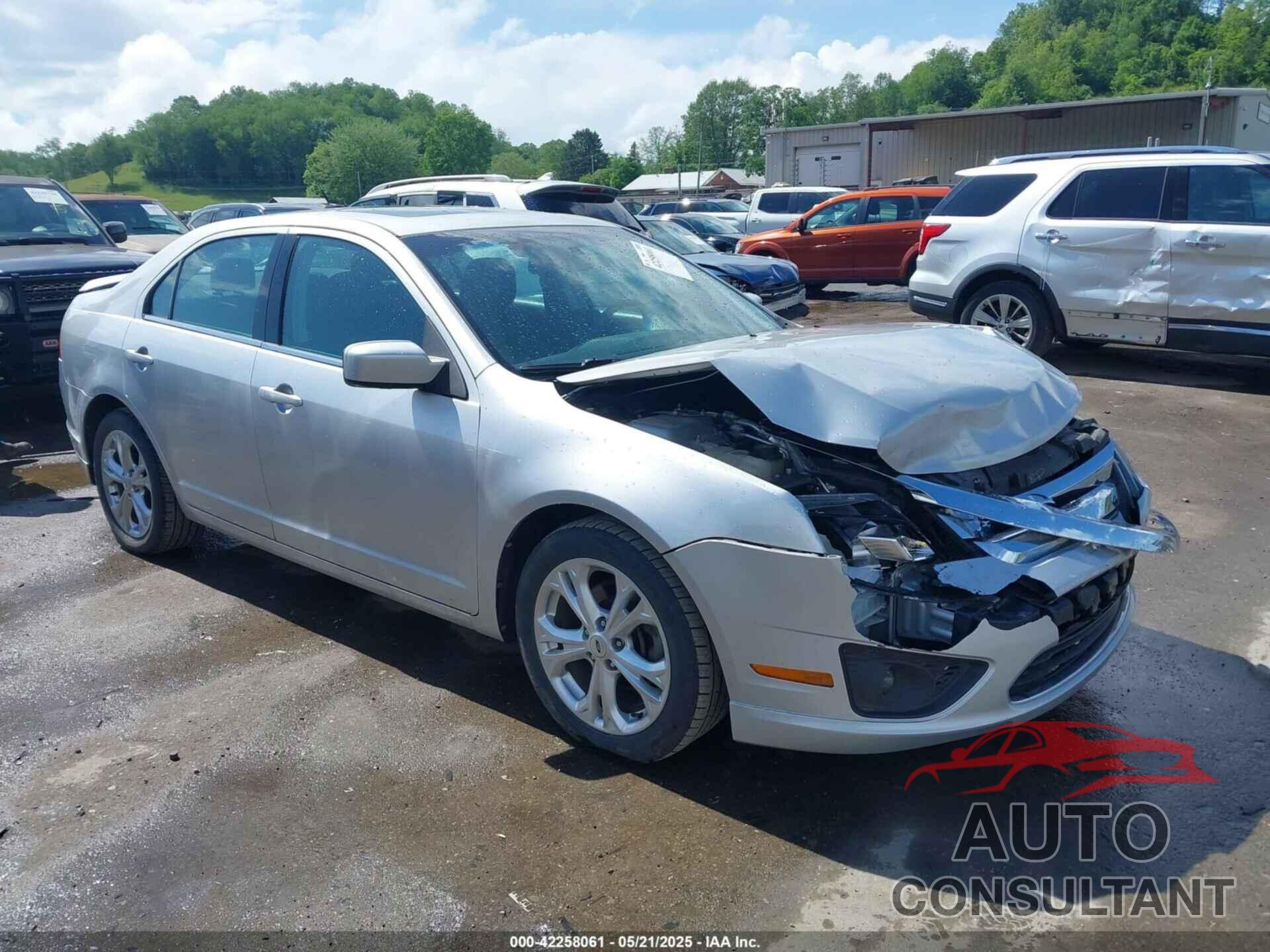 FORD FUSION 2012 - 3FAHP0HA5CR374481