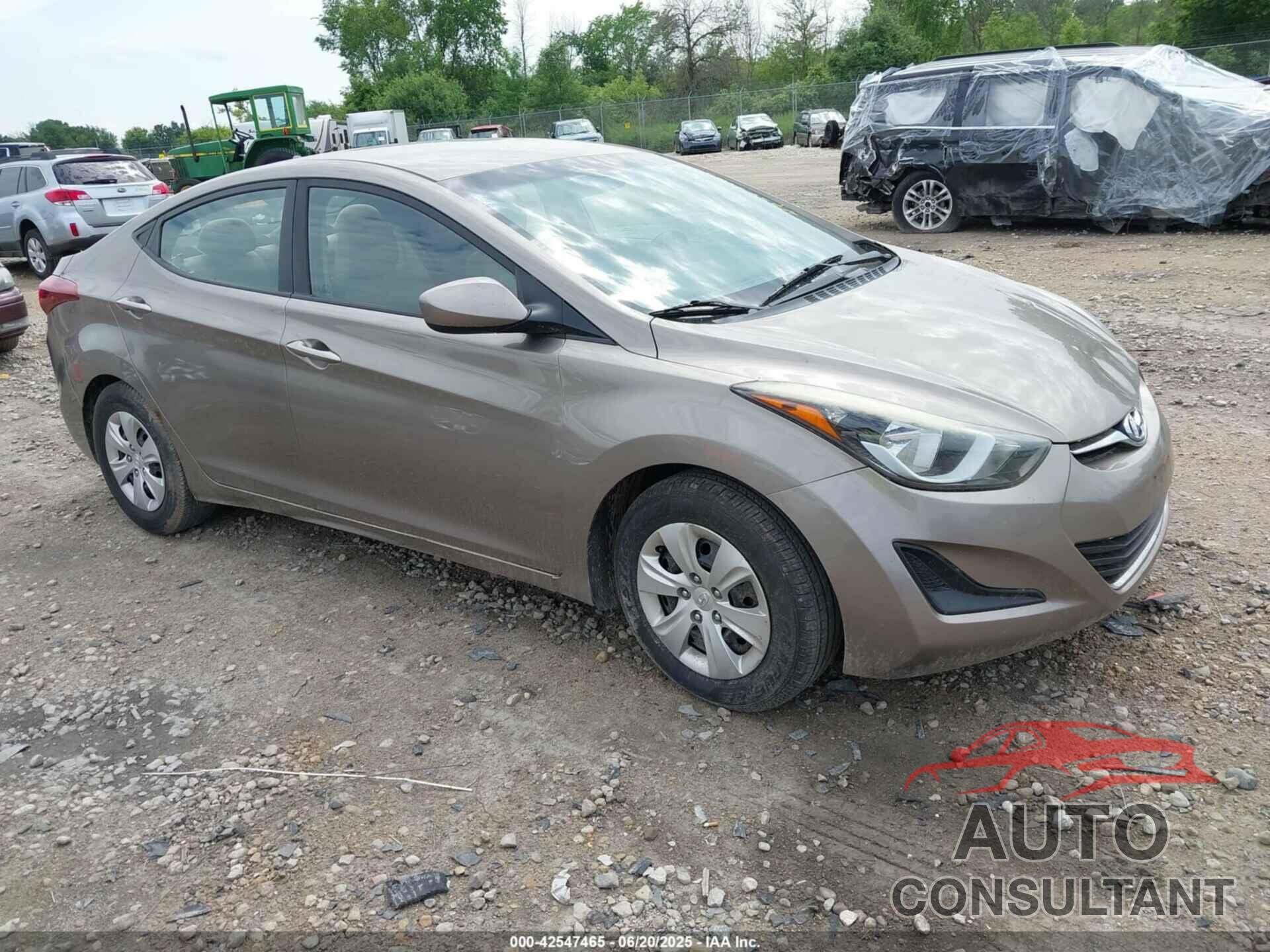 HYUNDAI ELANTRA 2016 - 5NPDH4AE8GH751419