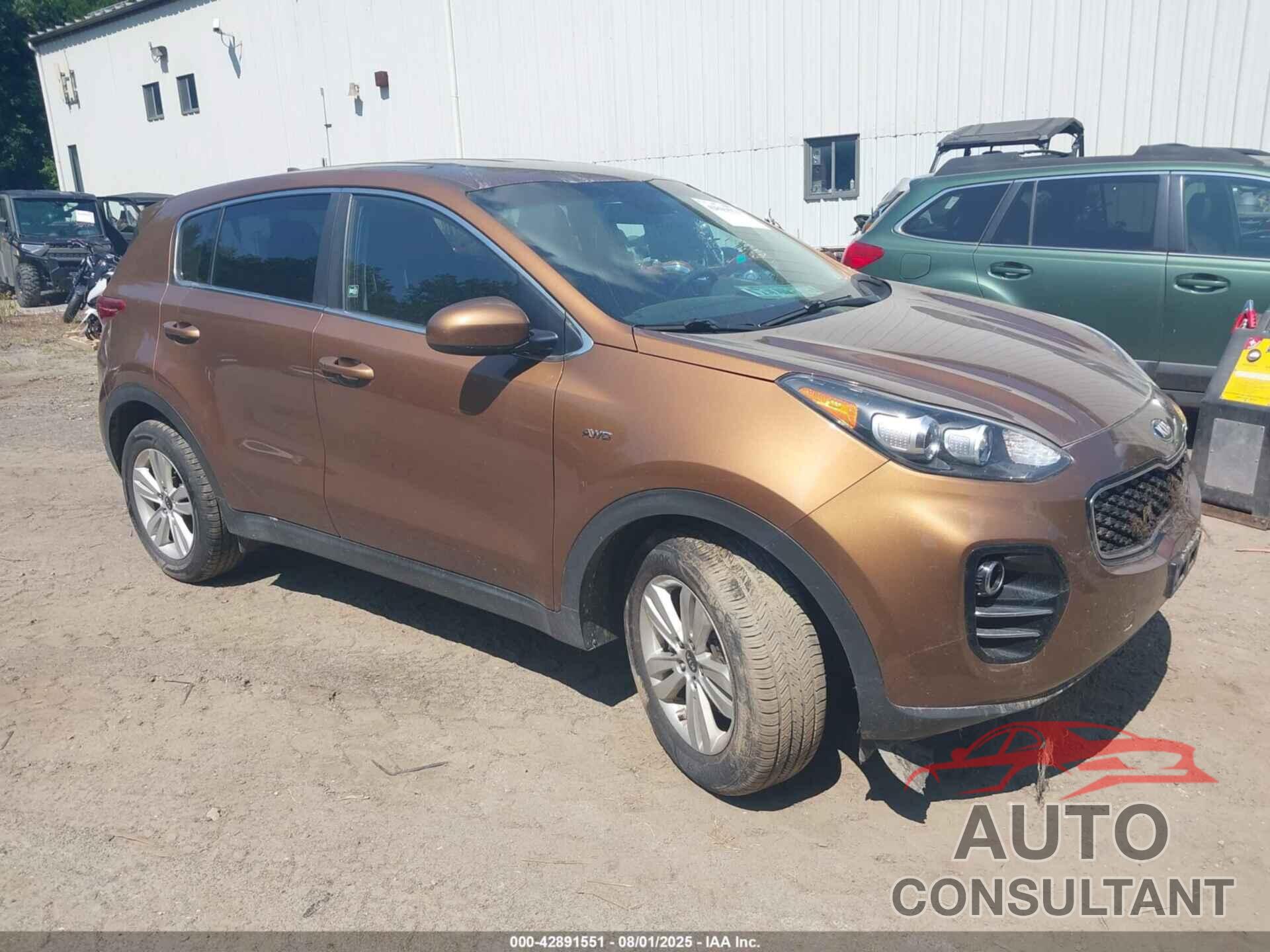 KIA SPORTAGE 2018 - KNDPMCAC1J7425006
